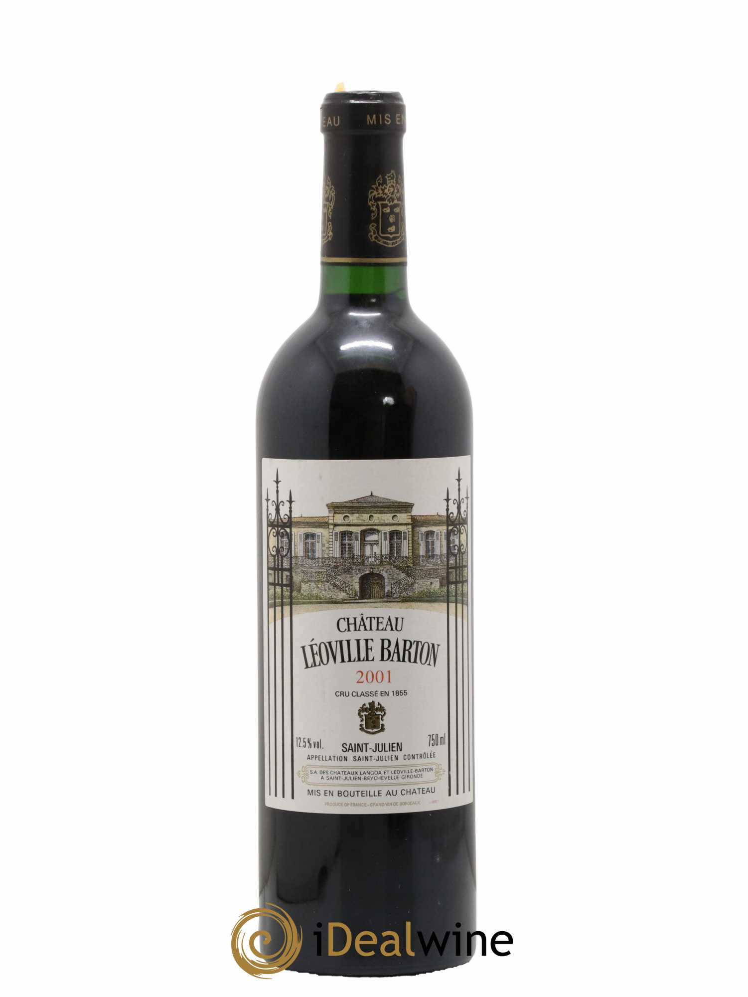 Château Léoville Barton 2ème Grand Cru Classé 2001 - Lot de 1 bouteille - 0