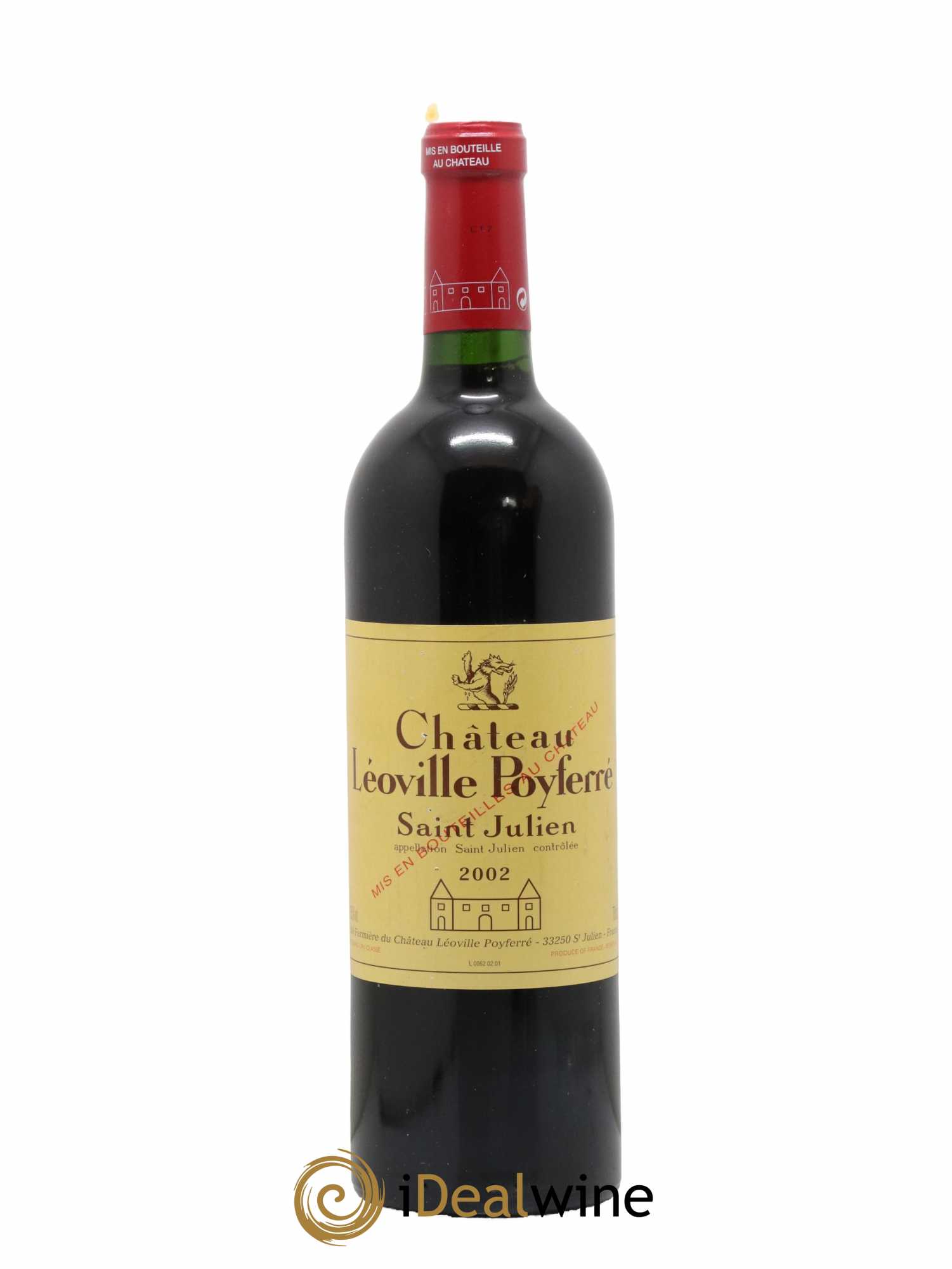 Château Léoville Poyferré 2ème Grand Cru Classé 2002 - Lot de 1 bouteille - 0