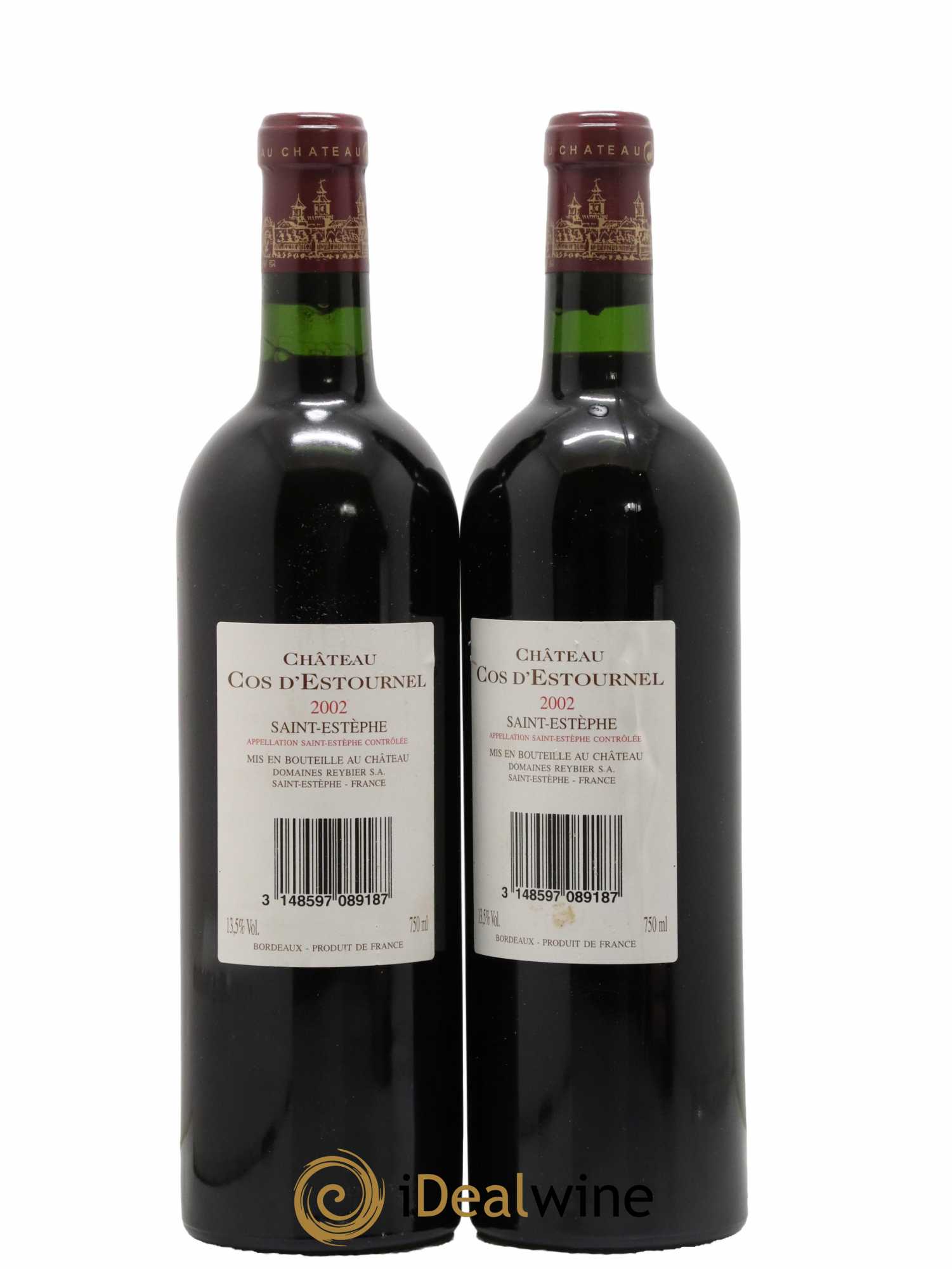 Cos d'Estournel 2ème Grand Cru Classé 2002 - Lot de 2 bouteilles - 1