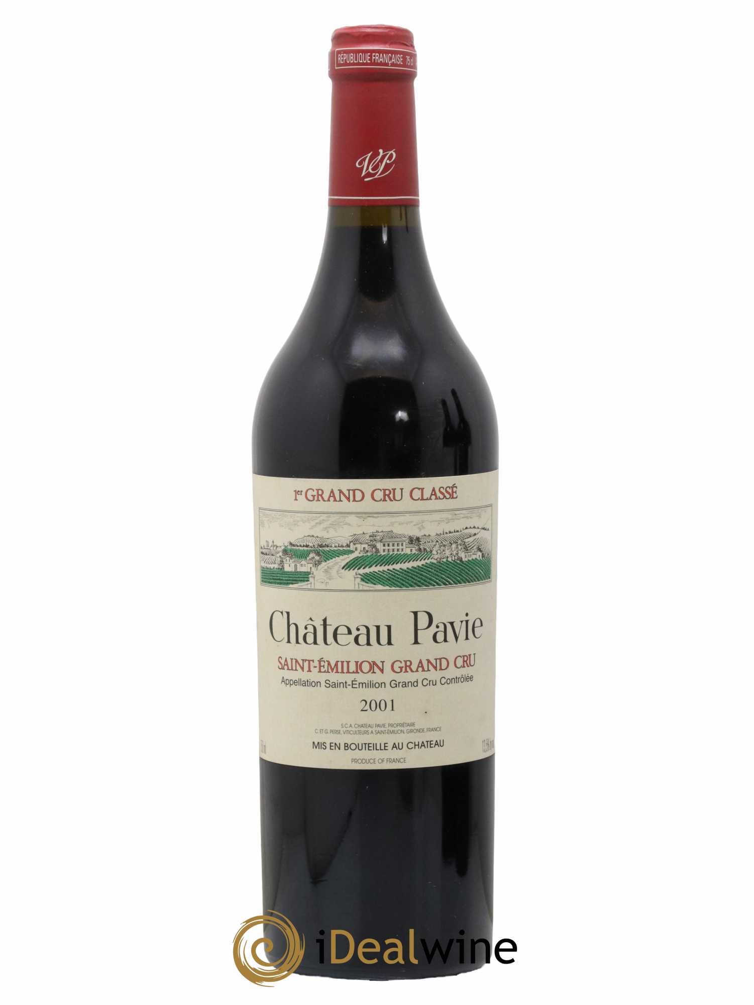 Château Pavie 1er Grand Cru Classé A 2001 - Lot of 1 bottle - 0