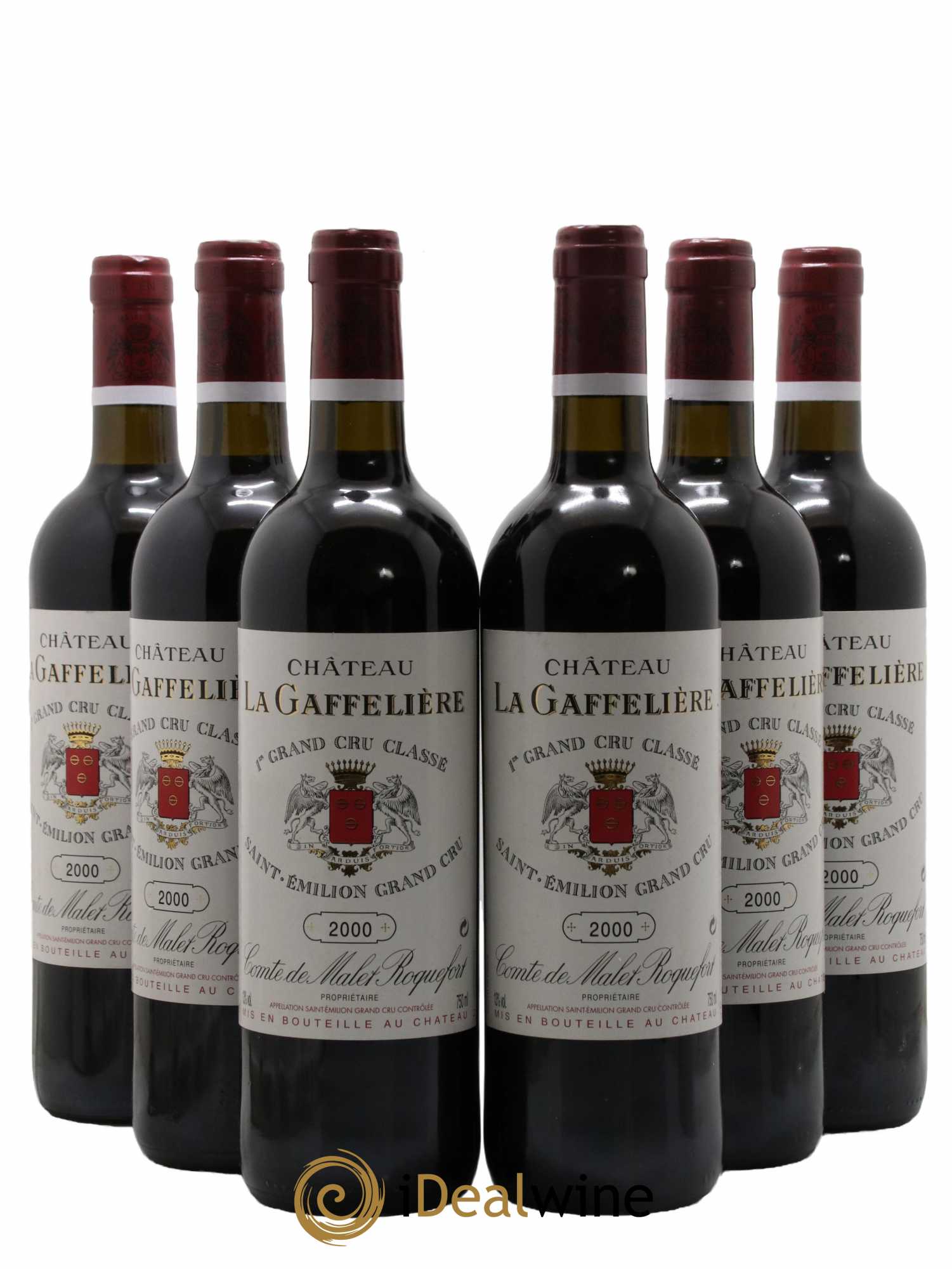 Château la Gaffelière 1er Grand Cru Classé B 2000 - Lot de 6 bouteilles - 0