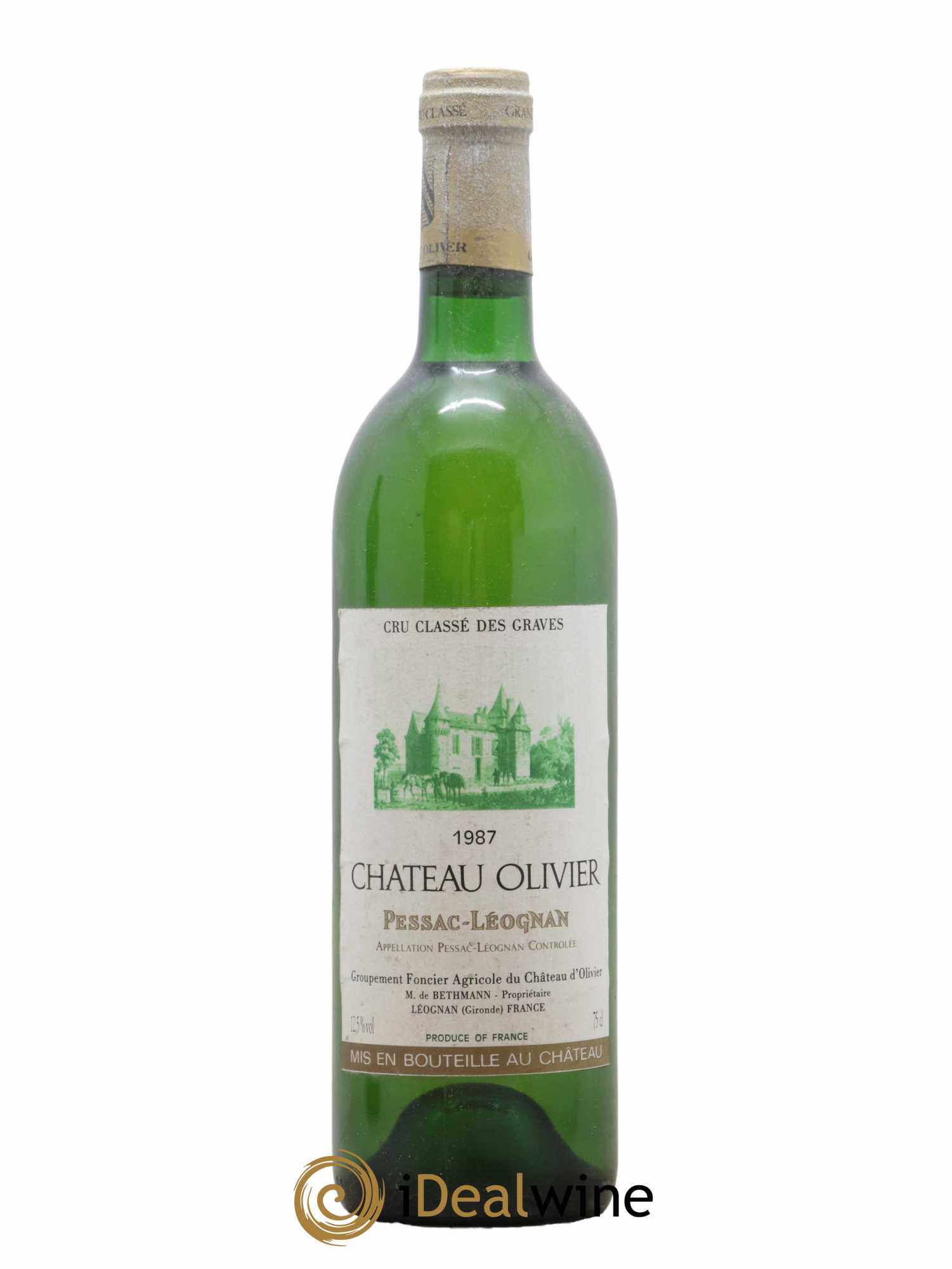 Château Olivier Cru Classé de Graves 1987 - Lot de 1 bouteille - 0