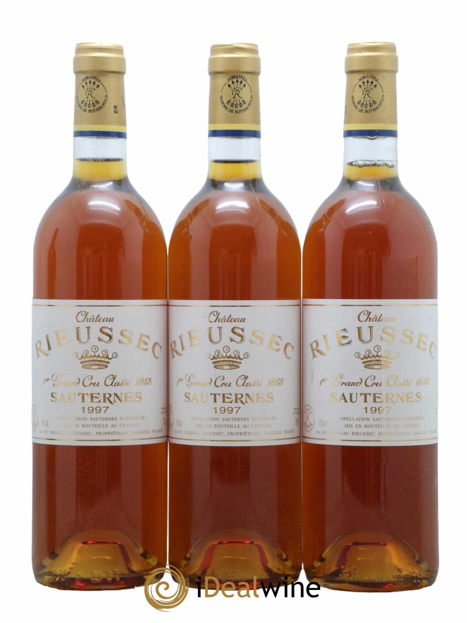 Château Rieussec 1er Grand Cru Classé 1997 - Lotto di 3 bottiglie - 0