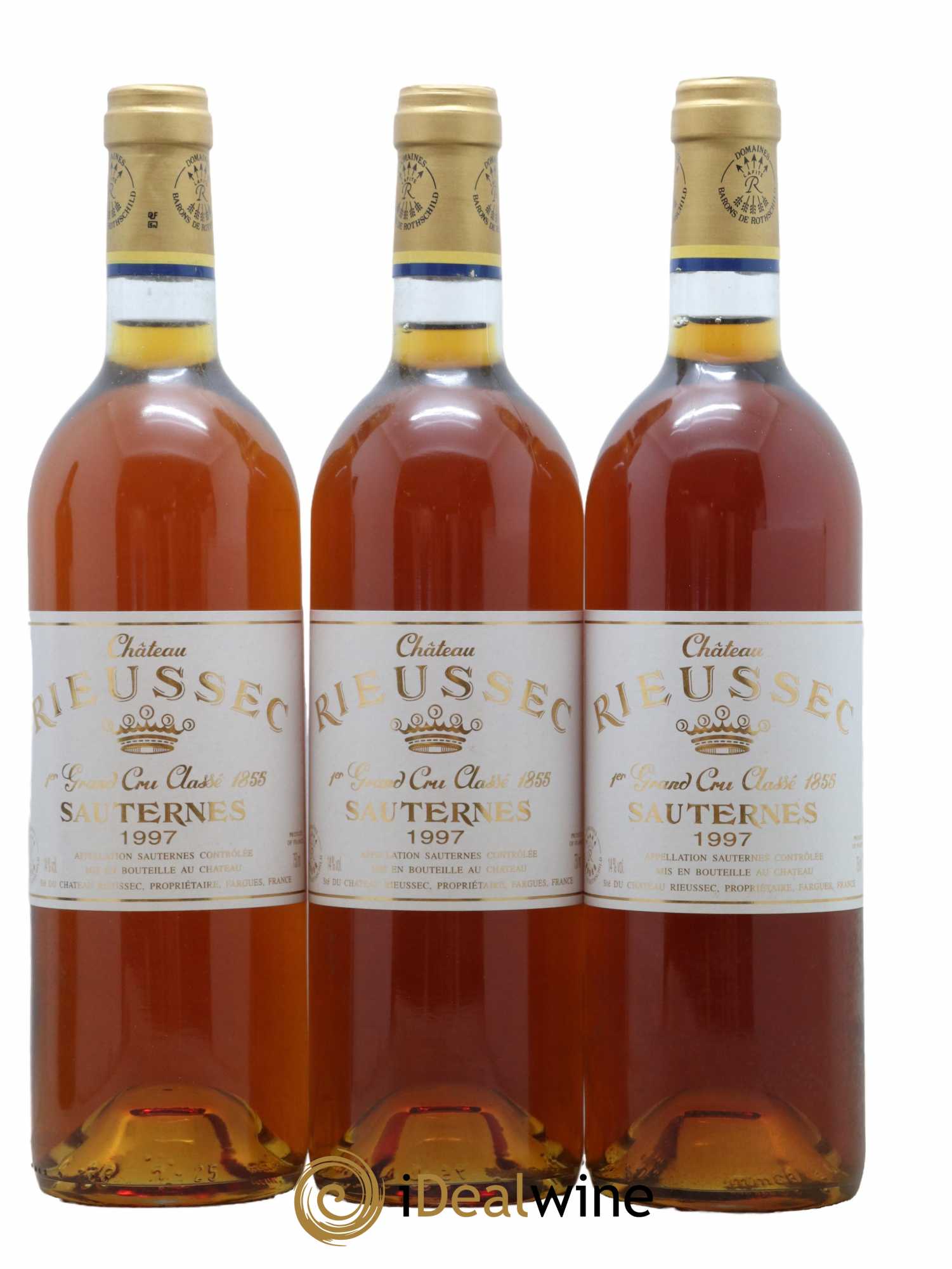 Château Rieussec 1er Grand Cru Classé 1997 - Lotto di 3 bottiglie - 0