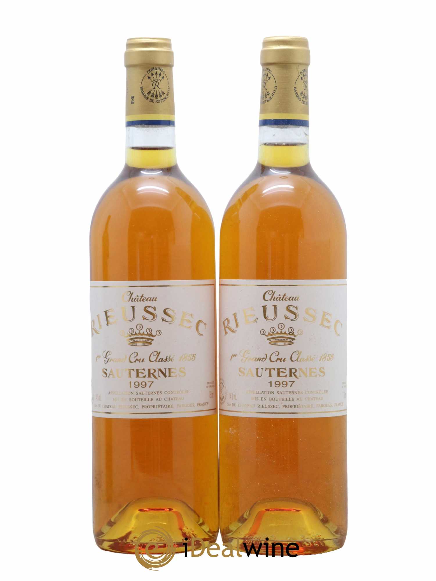 Château Rieussec 1er Grand Cru Classé 1997 - Lotto di 2 bottiglie - 0