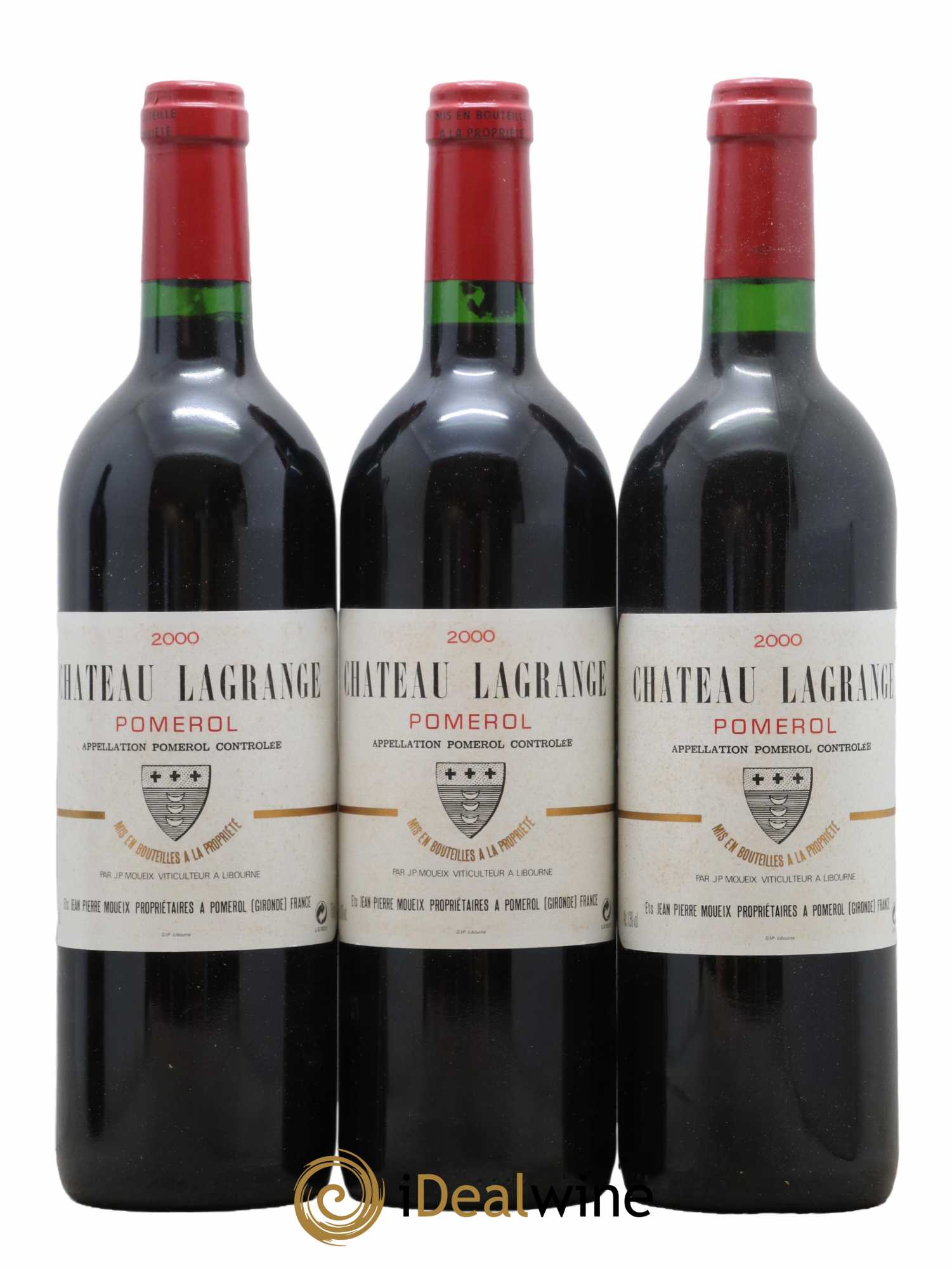 Château Lagrange à Pomerol 2000 - Lot de 3 bouteilles - 0