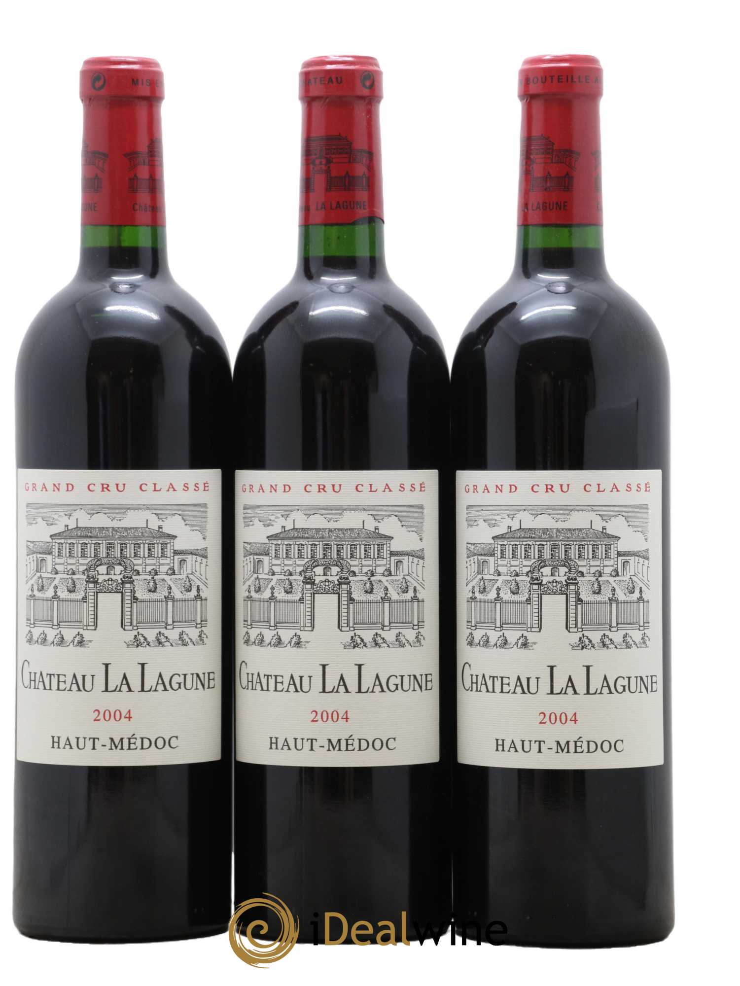 Château la Lagune 3ème Grand Cru Classé 2004 - Lot de 3 bouteilles - 0