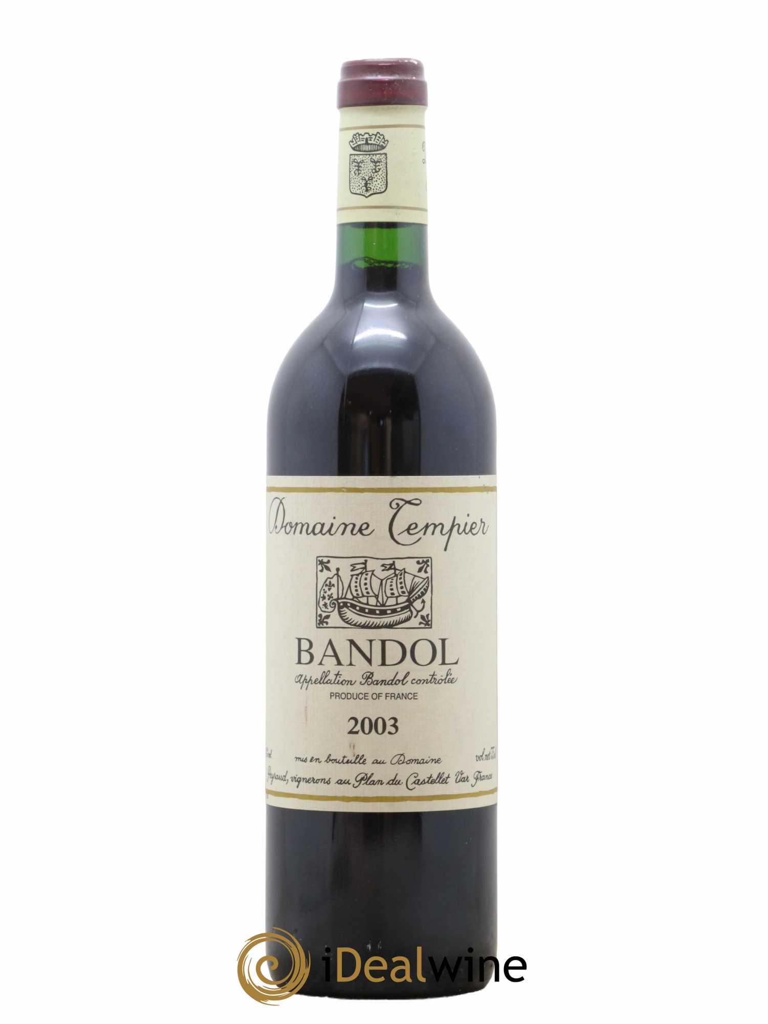 Bandol Domaine Tempier Famille Peyraud 2003 - Lot de 1 bouteille - 0