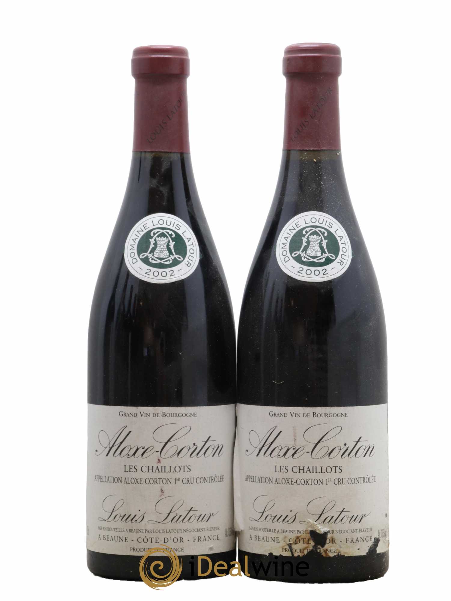 Aloxe-Corton 1er Cru Les Chaillots Louis Latour 2002 - Lot de 2 bouteilles - 0