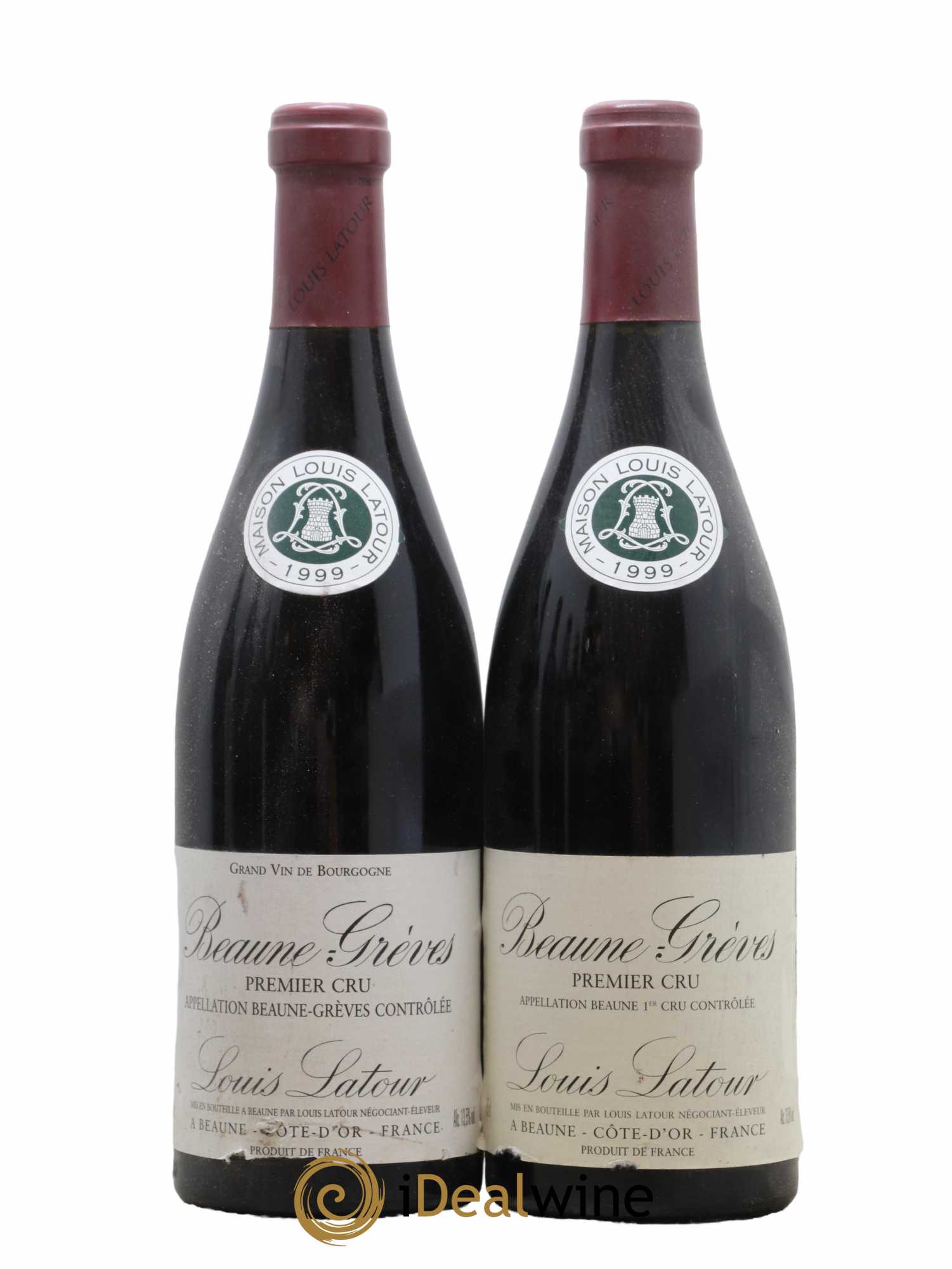 Beaune 1er Cru Greves Domaine Louis Latour 1999 - Lot de 2 bouteilles - 0
