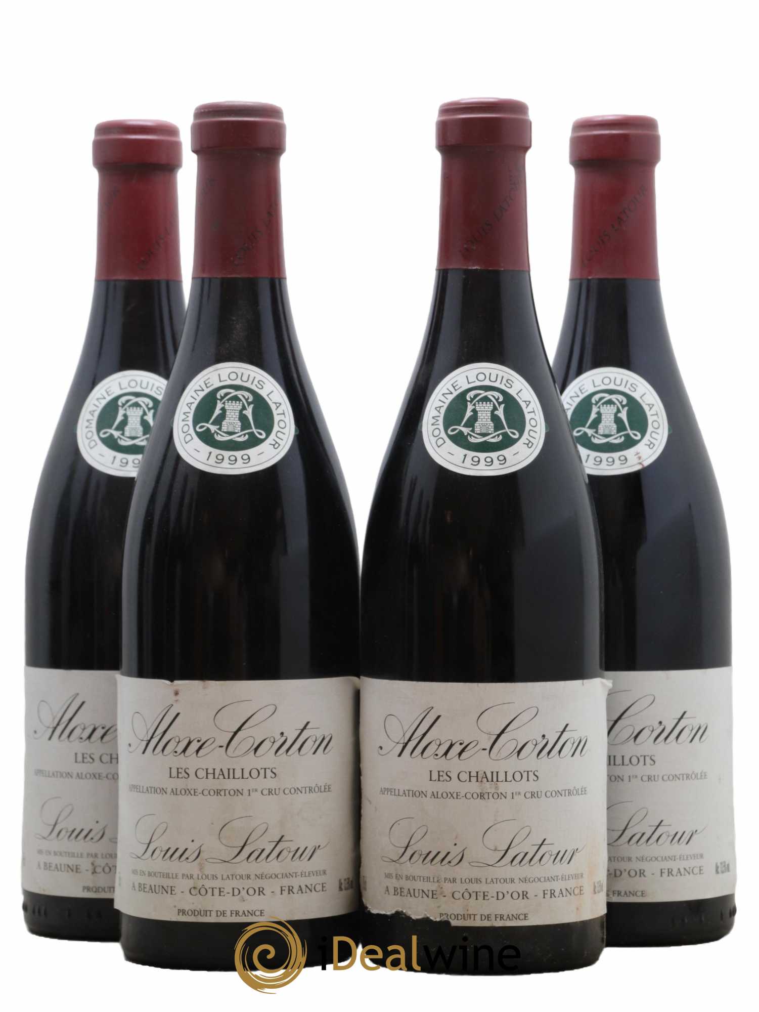 Aloxe-Corton 1er Cru Les Chaillots Louis Latour 1999 - Lot de 4 bouteilles - 0