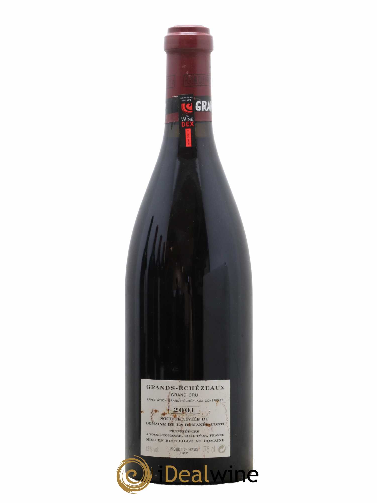 Grands-Echezeaux Grand Cru Domaine de la Romanée-Conti 2001 - Lot of 1 bottle - 1