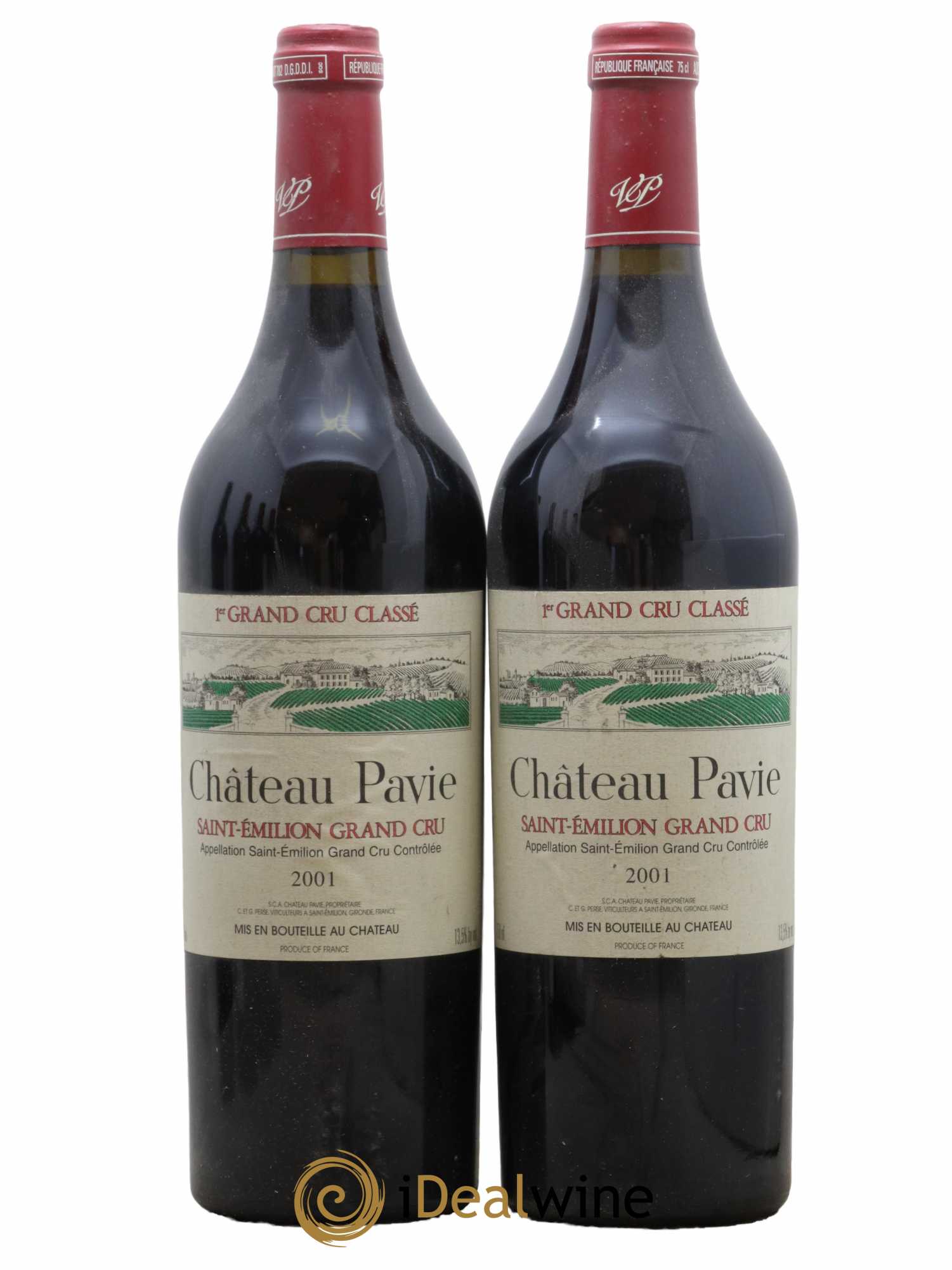Château Pavie 1er Grand Cru Classé A 2001 - Lot of 2 bottles - 0