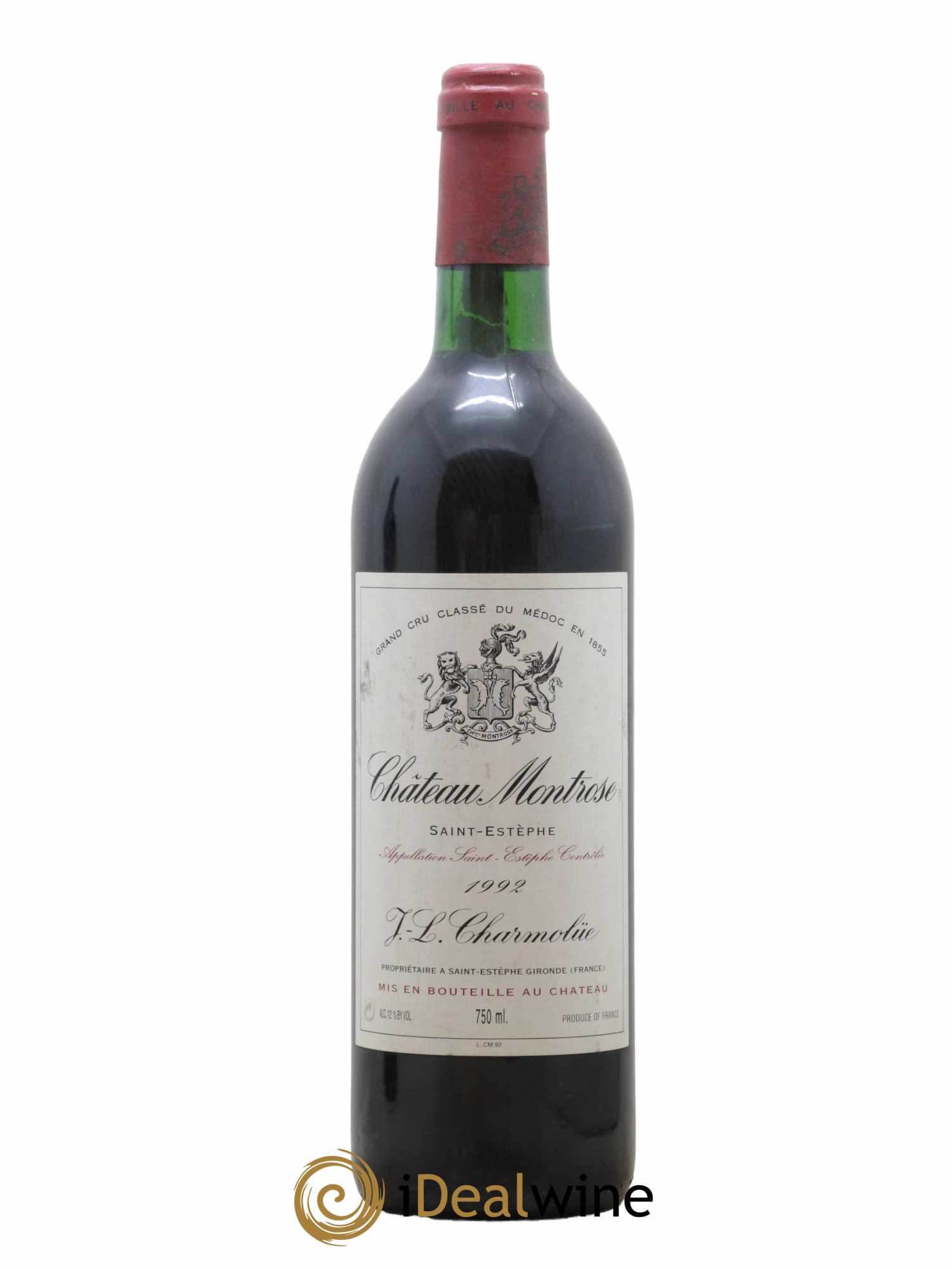 Château Montrose 2ème Grand Cru Classé 1992 - Lot de 1 bouteille - 0