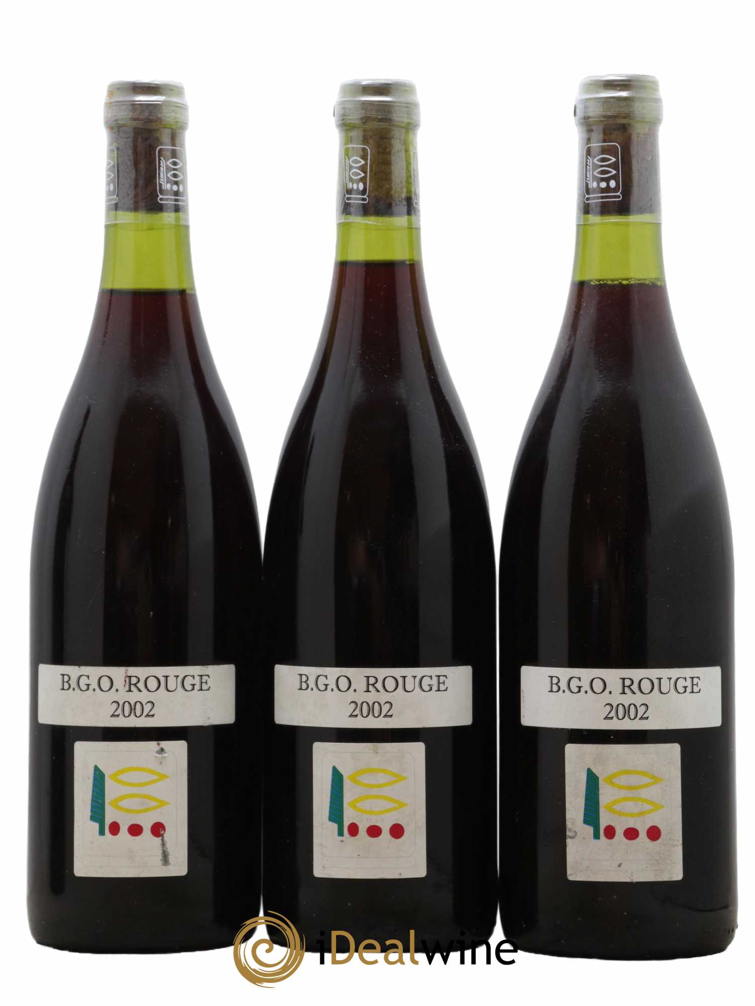 Bourgogne Grand Ordinaire Prieuré Roch 2002 - Lot de 3 bouteilles - 0