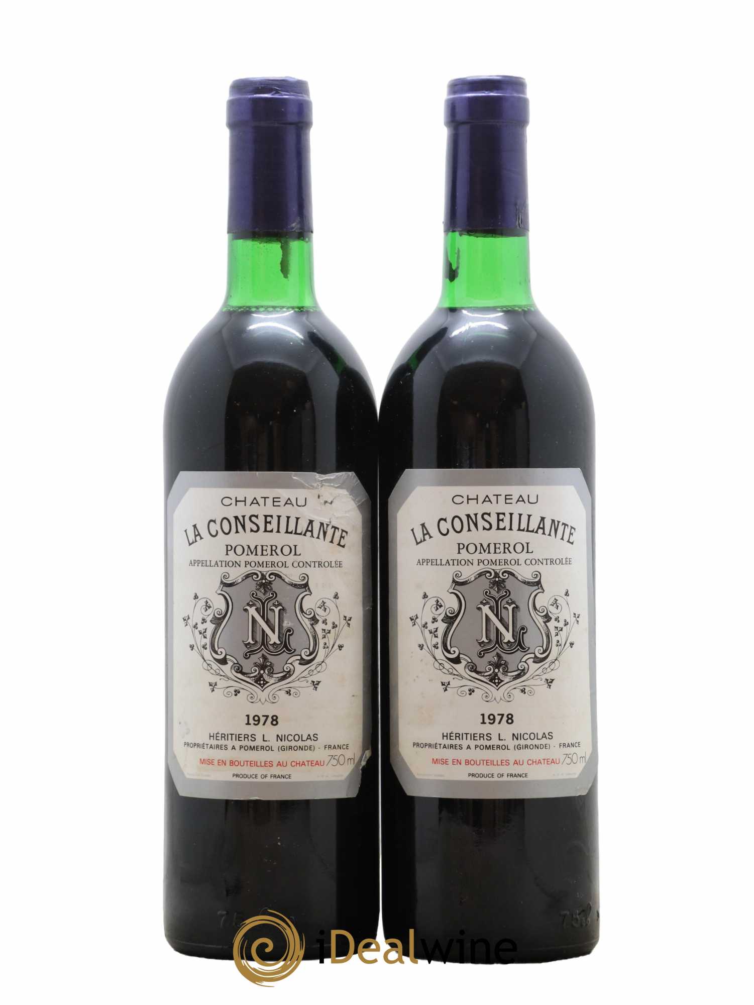 Château la Conseillante 1978 - Lot de 2 bouteilles - 0