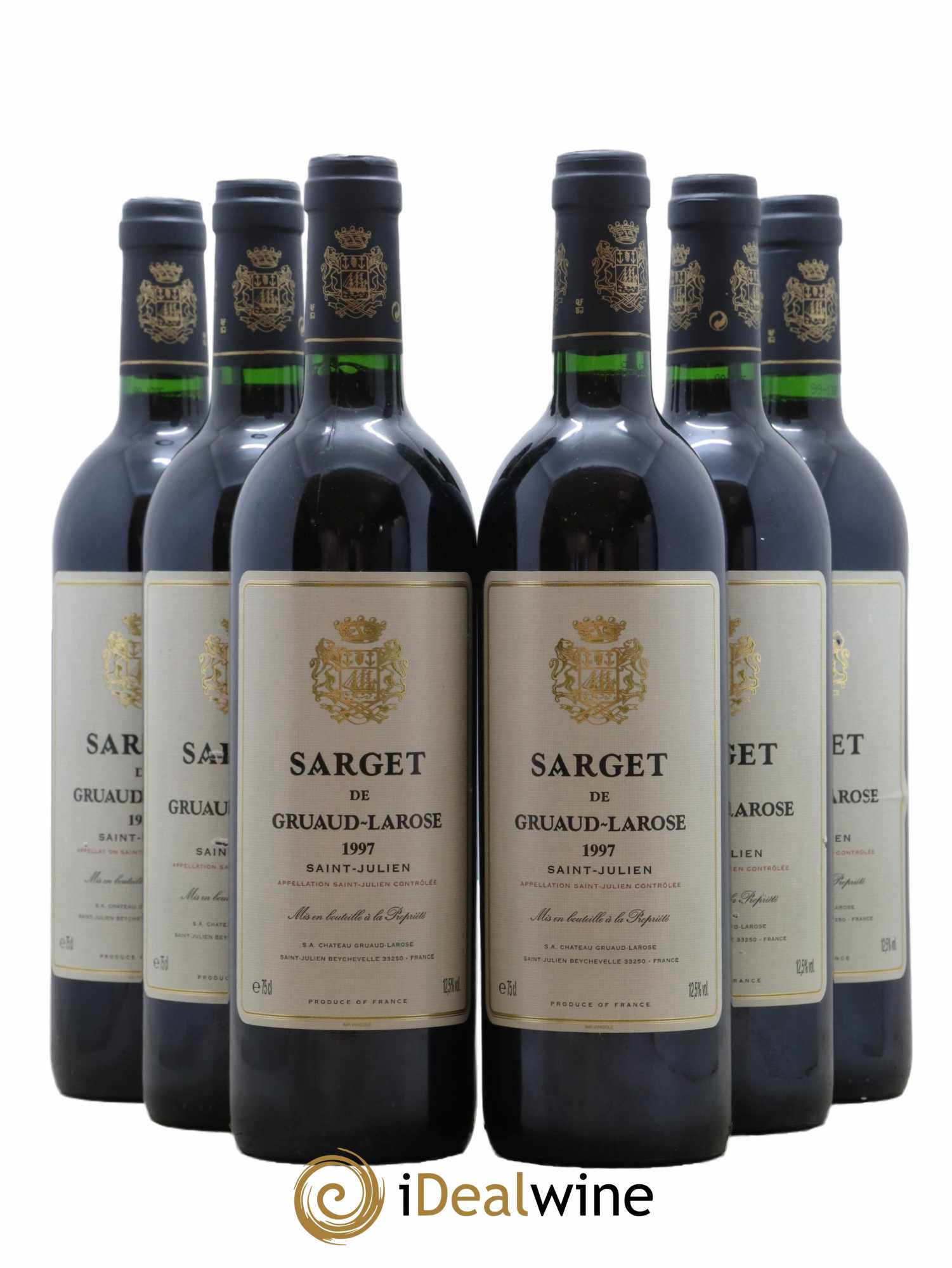 Sarget de Gruaud Larose Second Vin 1997 - Lot de 6 bouteilles - 0