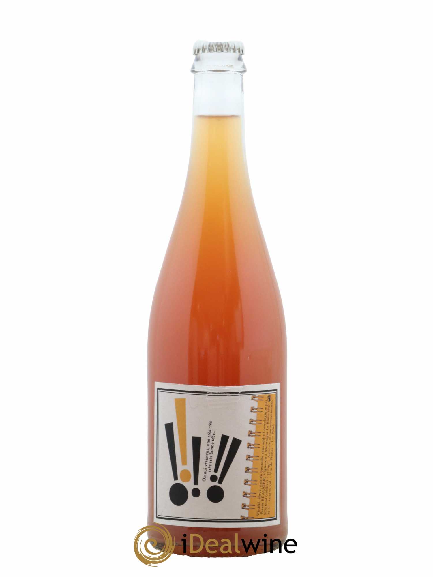 Vin de France Oh oui vraiment une très très très très bonne idée Pierre Beauger 2016 - Lot de 1 bouteille - 0