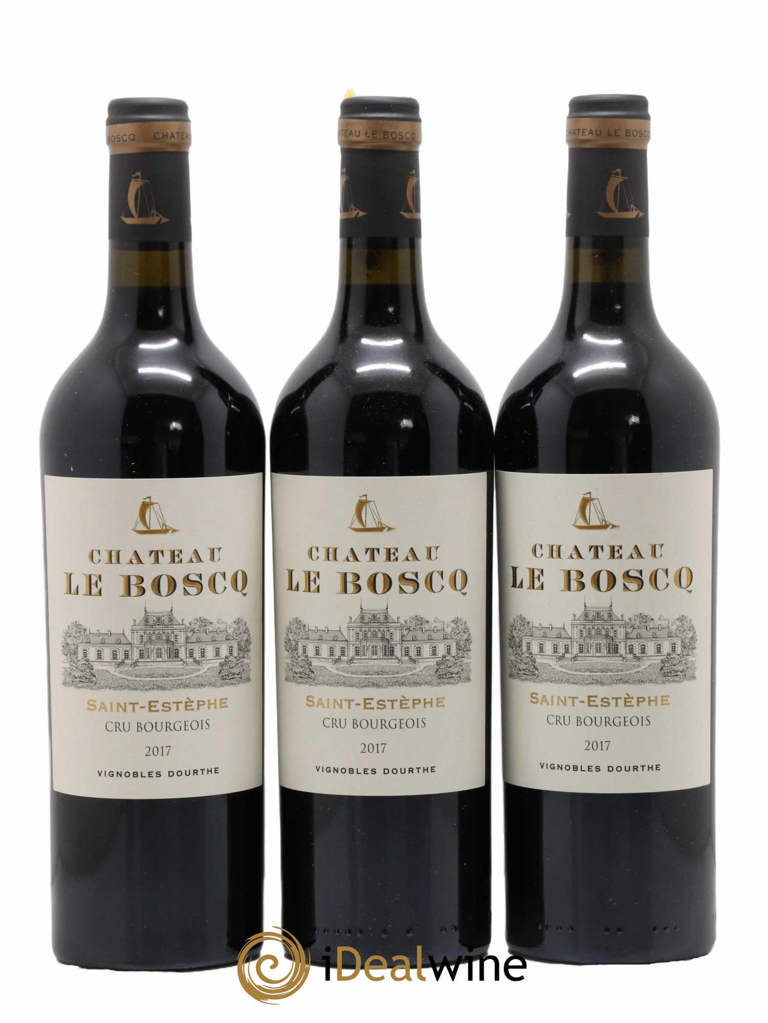 Château le Boscq Cru Bourgeois 2017 - Lot de 12 bouteilles - 1