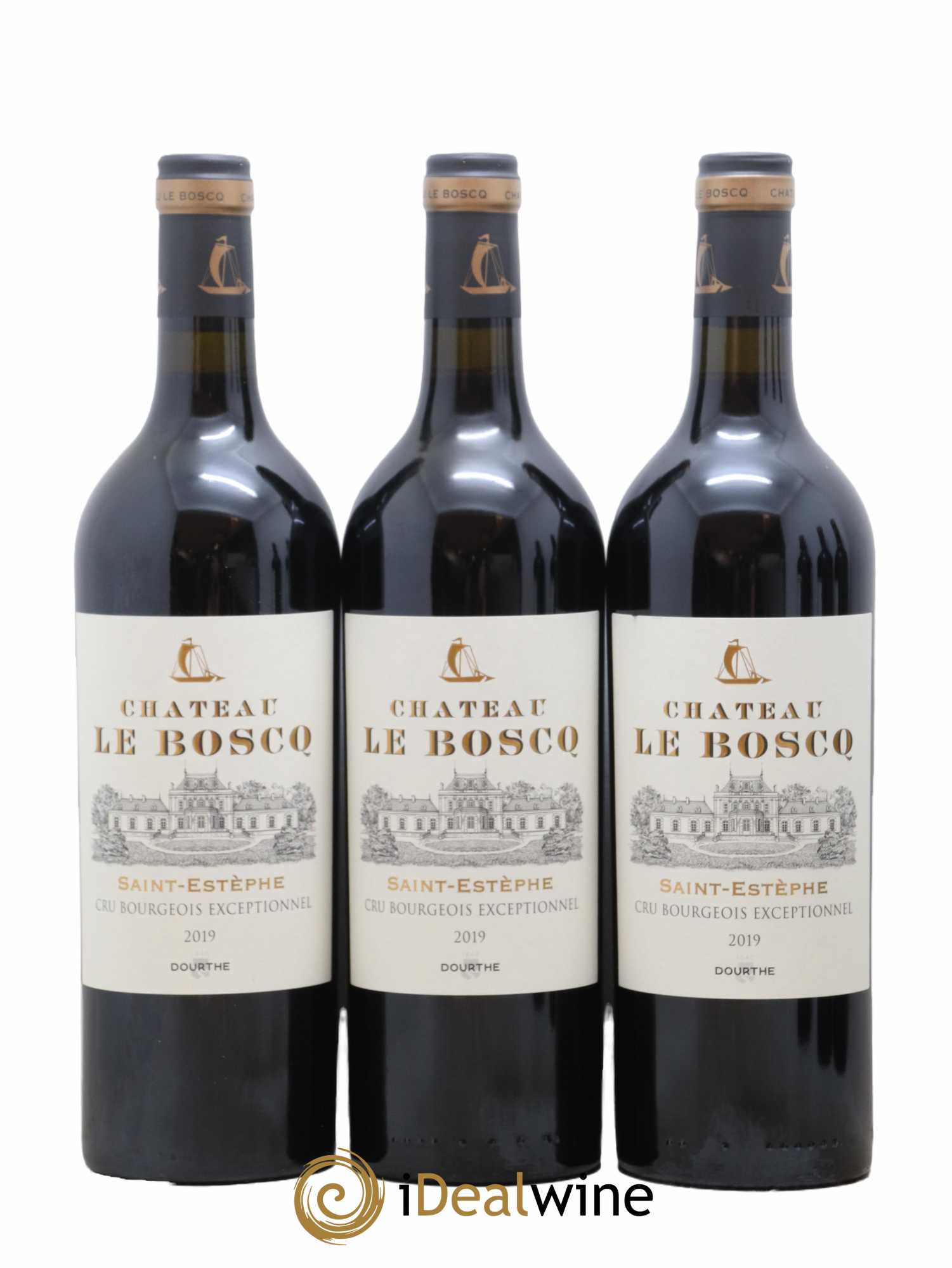 Château le Boscq Cru Bourgeois 2019 - Lot de 6 bouteilles - 1