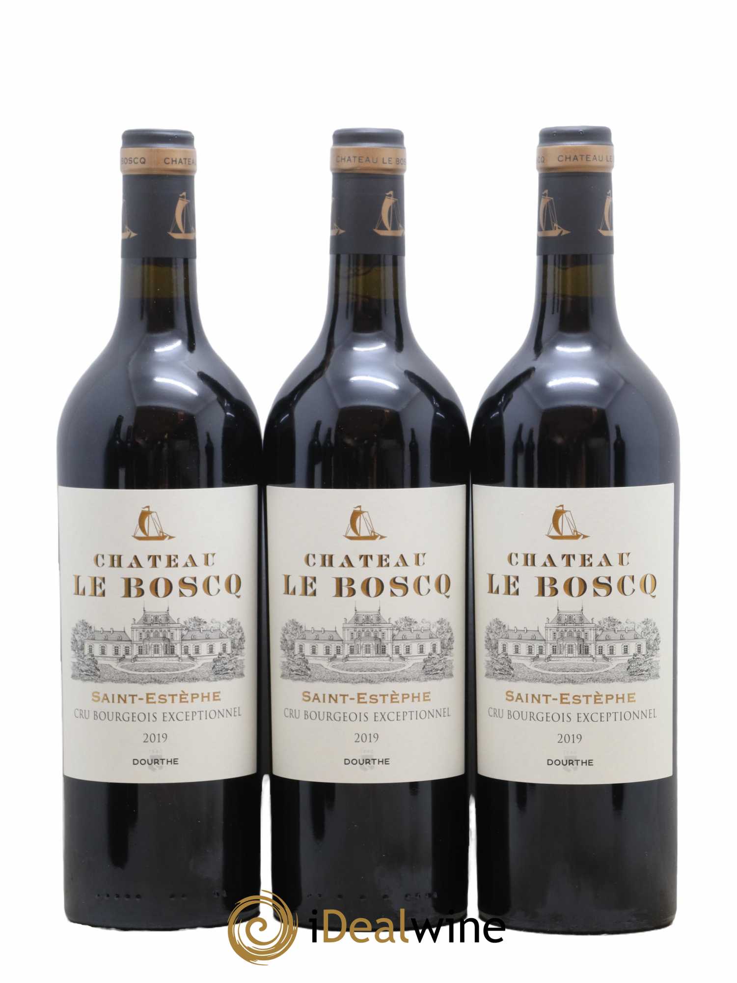 Château le Boscq Cru Bourgeois 2019 - Lot de 6 bouteilles - 2