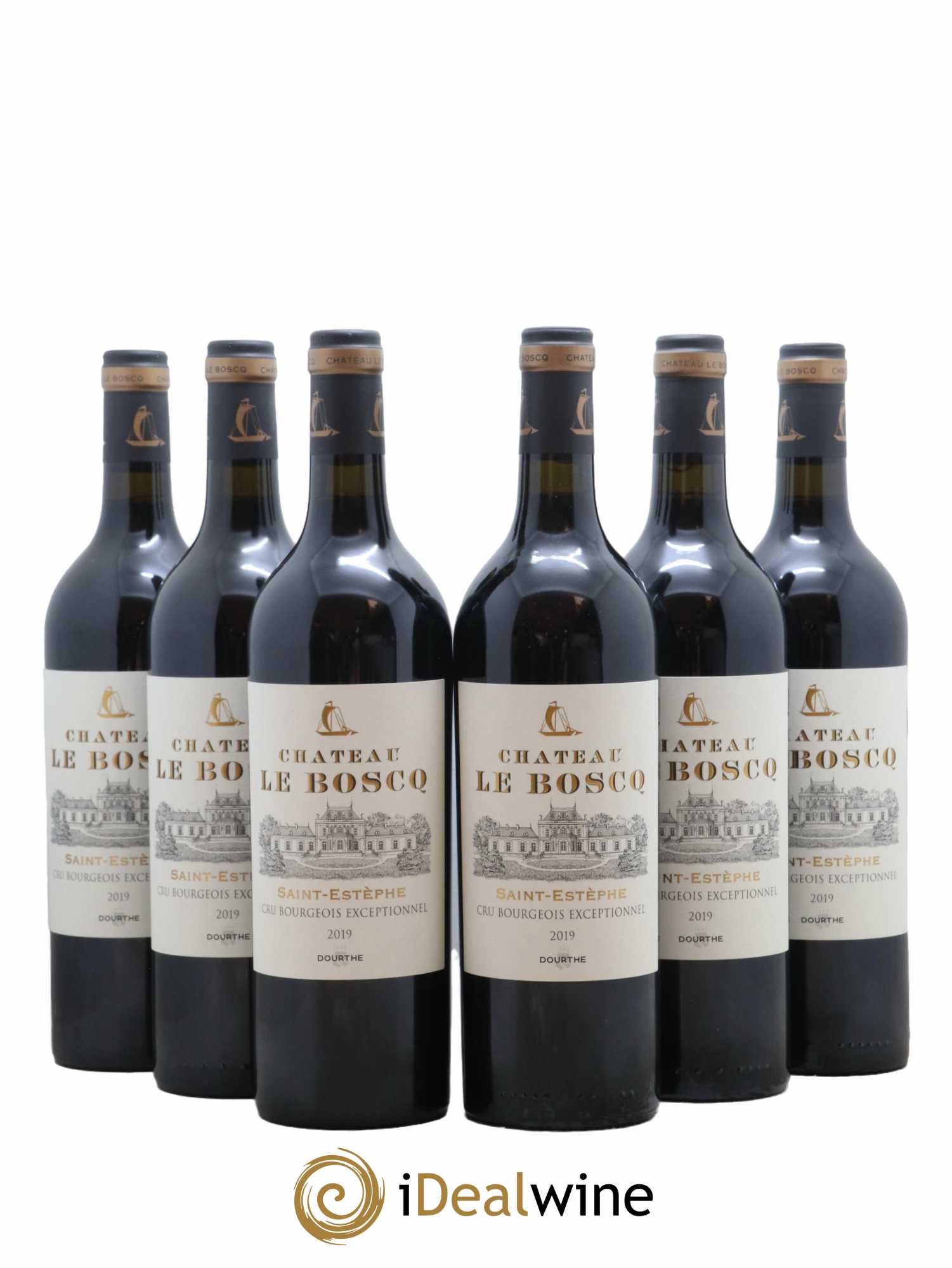 Château le Boscq Cru Bourgeois 2019 - Lot de 6 bouteilles - 0