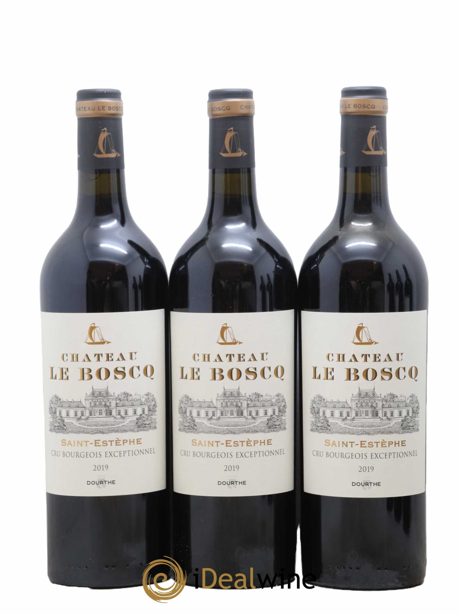 Château le Boscq Cru Bourgeois 2019 - Lot de 6 bouteilles - 1