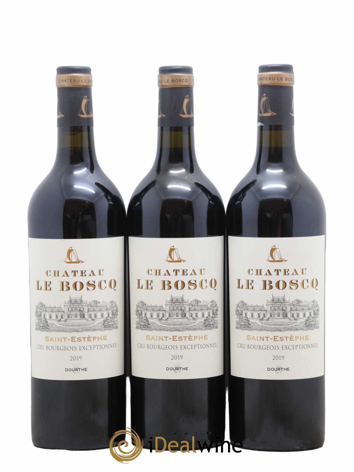 Château le Boscq Cru Bourgeois 2019 - Lot de 6 bouteilles - 2