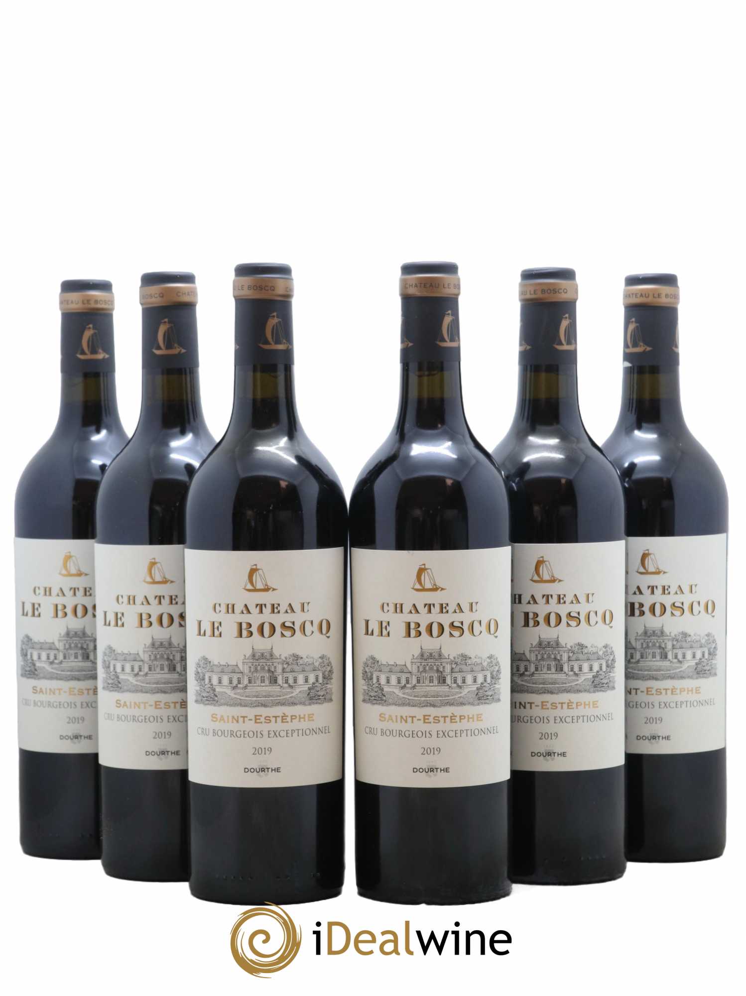 Château le Boscq Cru Bourgeois 2019 - Lot de 6 bouteilles - 0