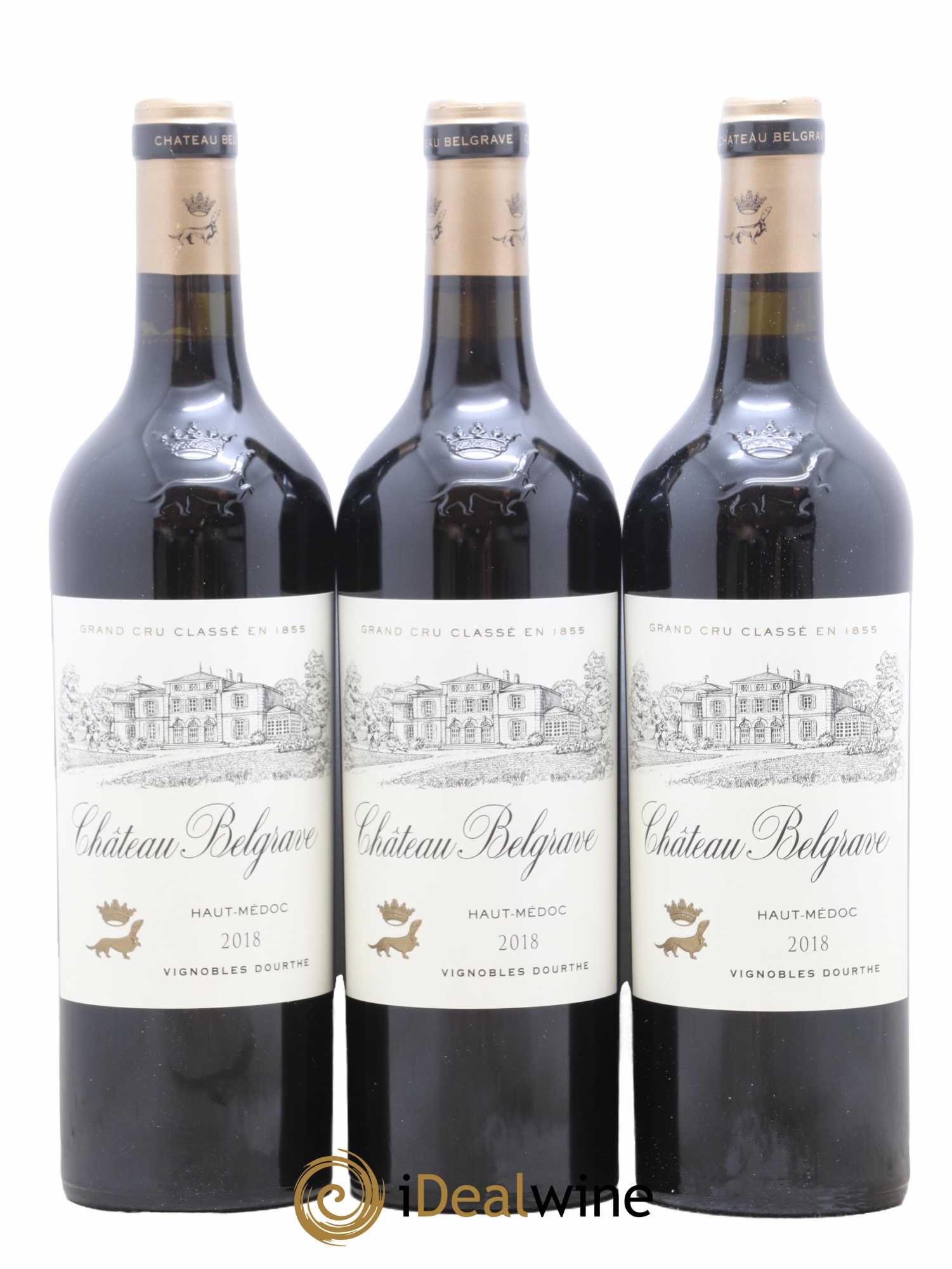 Château Belgrave 5ème Grand Cru Classé 2018 - Lot de 12 bouteilles - 2