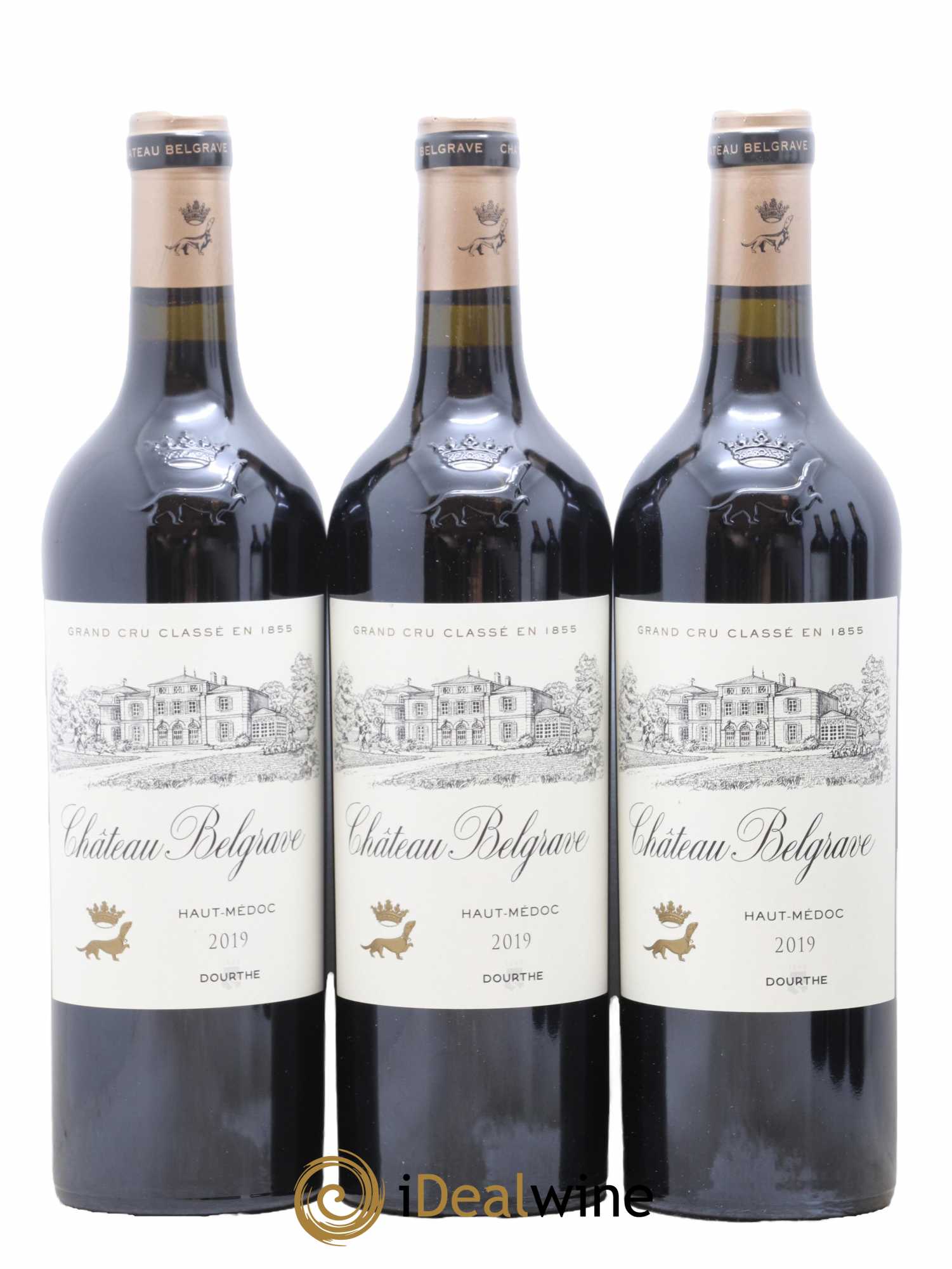 Château Belgrave 5ème Grand Cru Classé 2019 - Lot de 6 bouteilles - 1