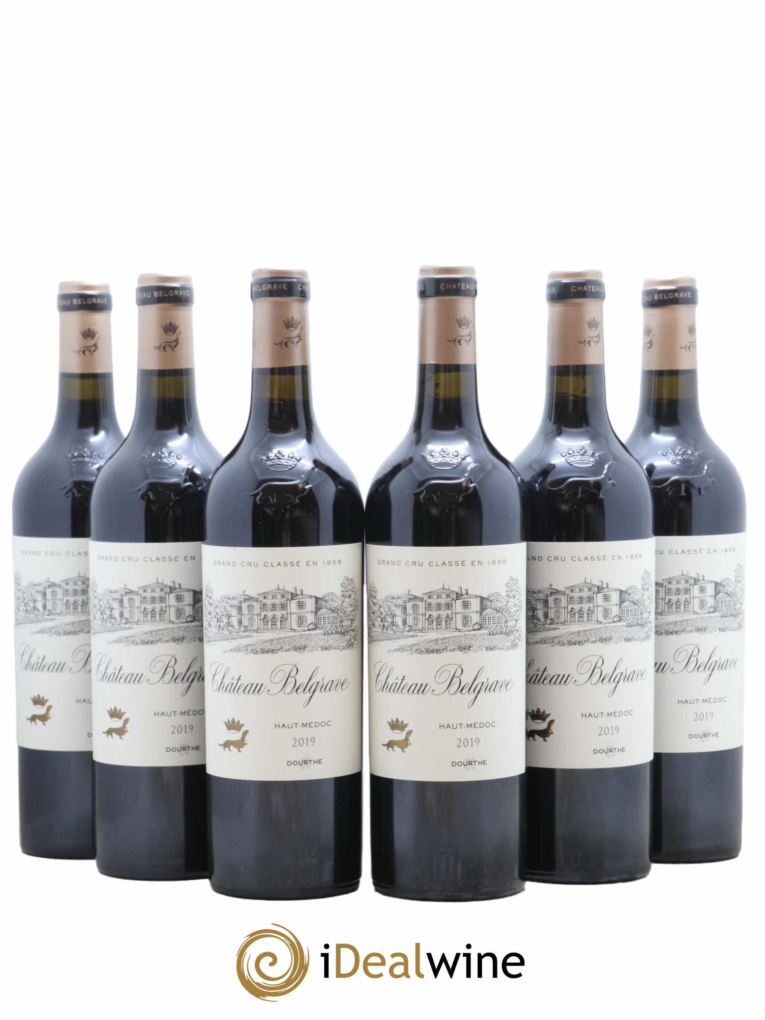 Château Belgrave 5ème Grand Cru Classé 2019 - Lot de 6 bouteilles - 0