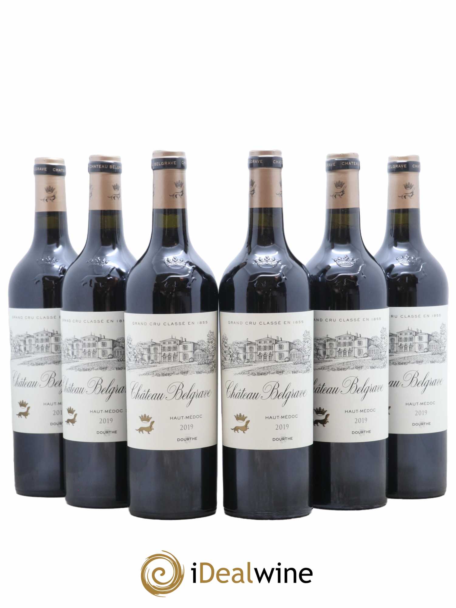 Château Belgrave 5ème Grand Cru Classé 2019 - Lot de 6 bouteilles - 0