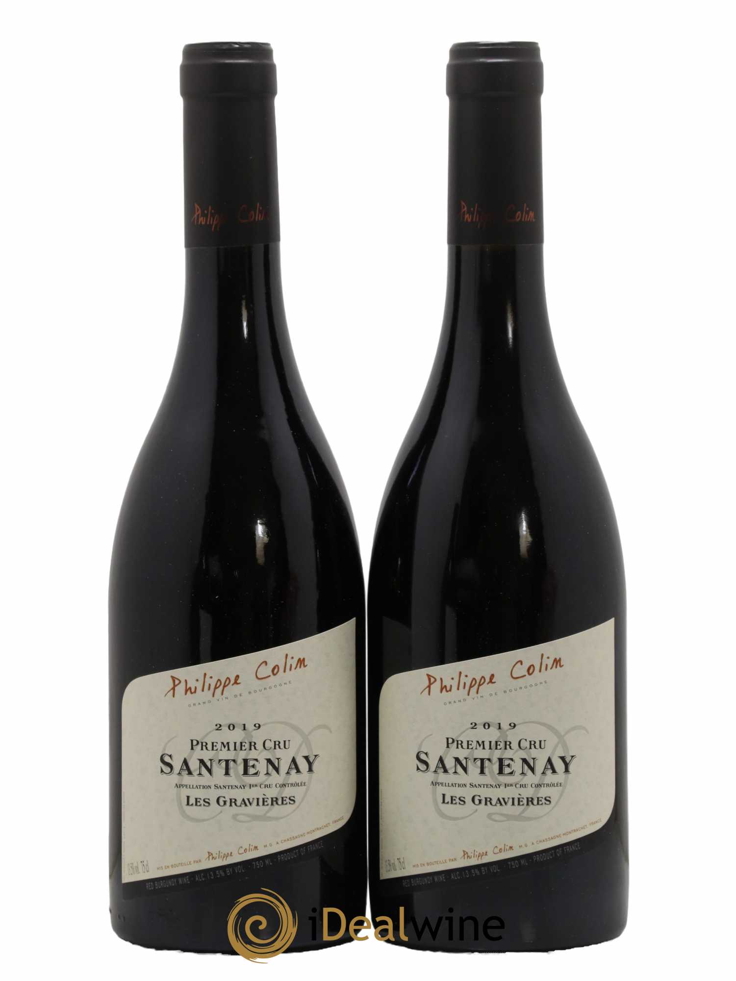 Santenay 1er Cru Les Gravières Domaine Philippe Colin 2019 - Lot de 2 bouteilles - 0