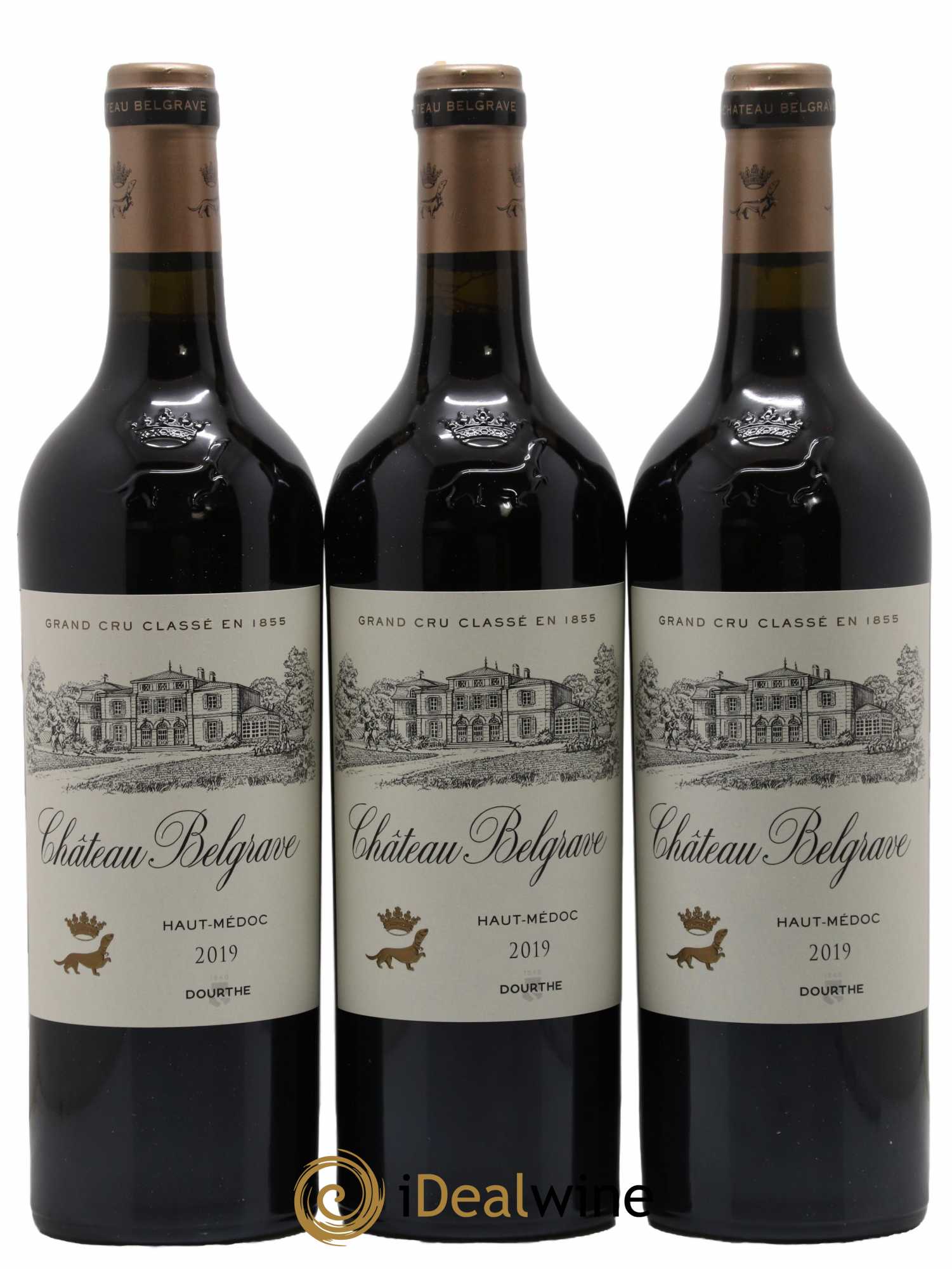 Château Belgrave 5ème Grand Cru Classé 2019 - Lot of 6 bottles - 1