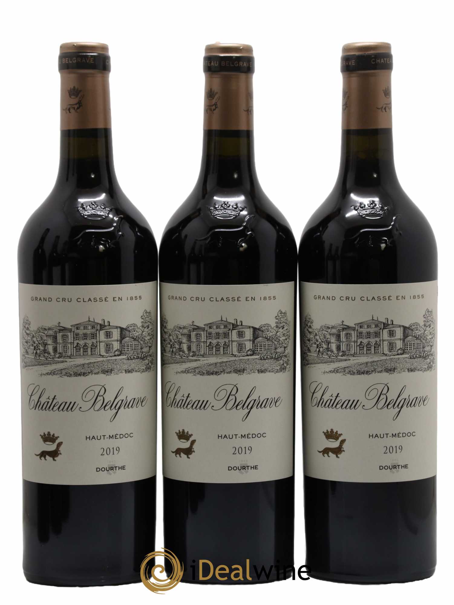 Château Belgrave 5ème Grand Cru Classé 2019 - Lot of 6 bottles - 1
