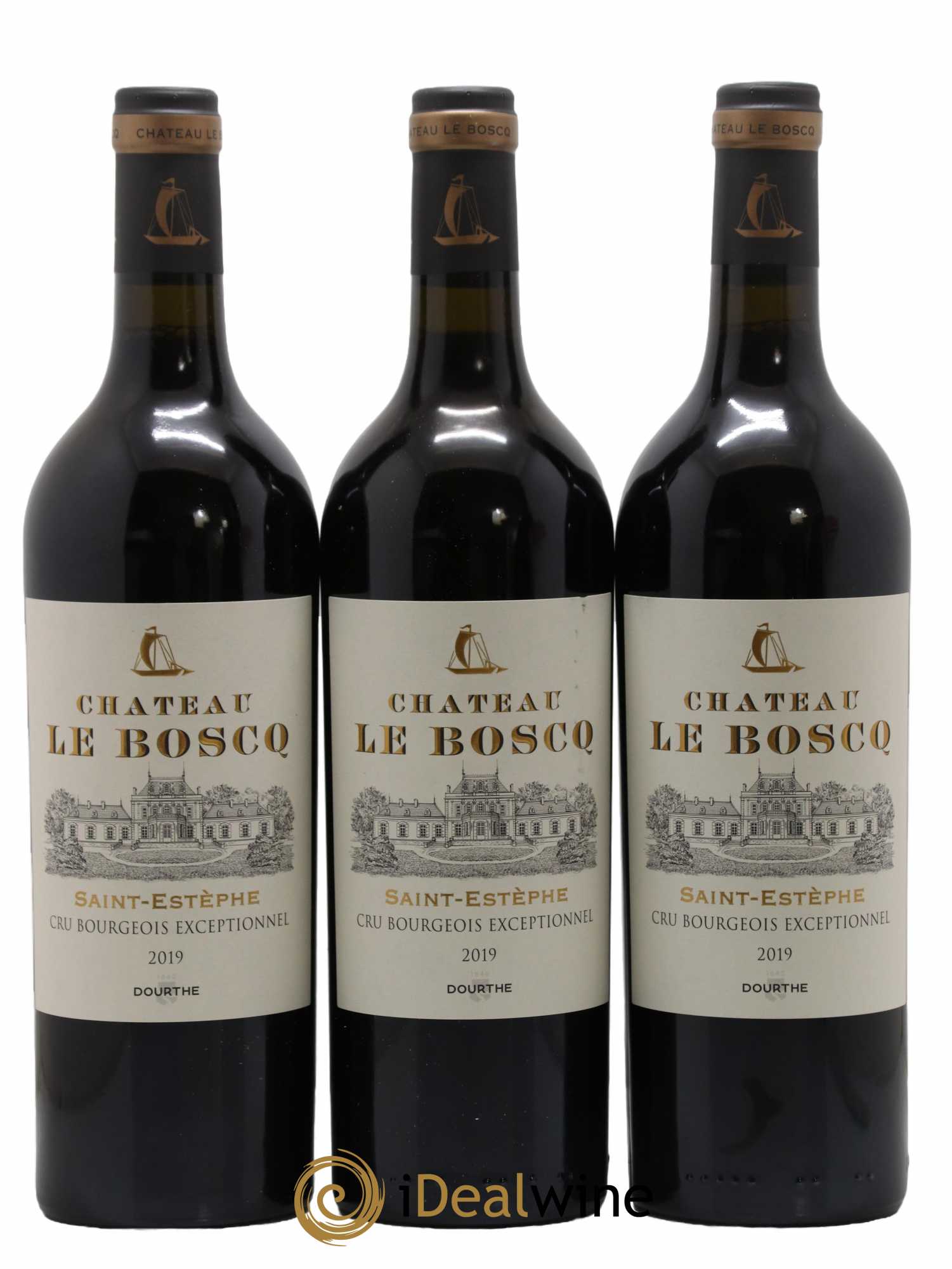 Château le Boscq Cru Bourgeois 2019 - Lot de 6 bouteilles - 1
