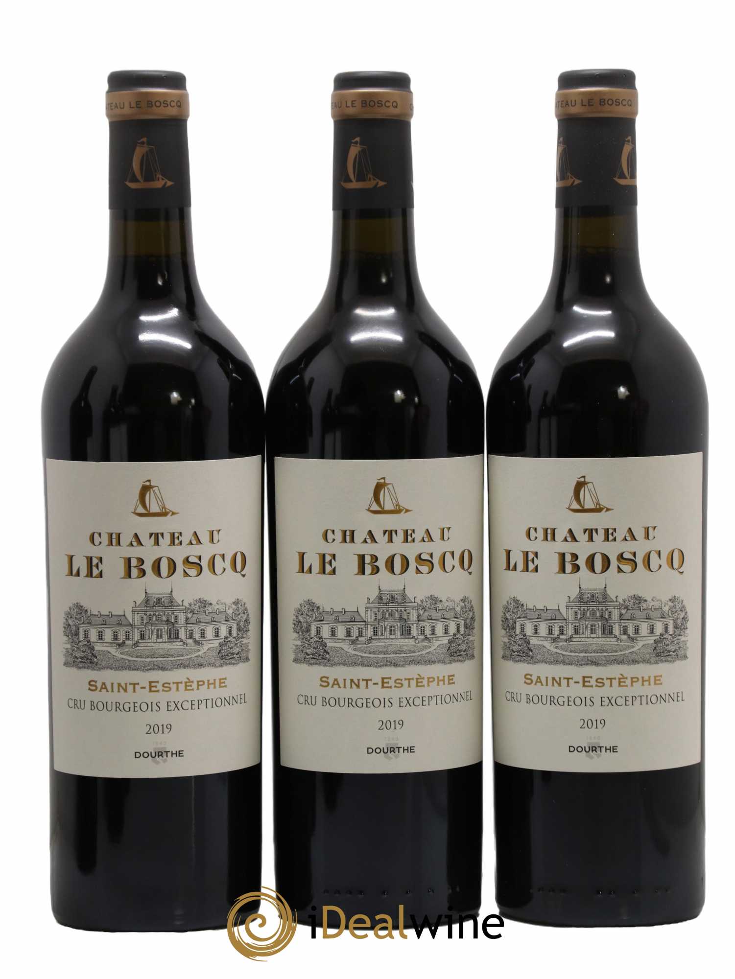 Château le Boscq Cru Bourgeois 2019 - Lot de 6 bouteilles - 2