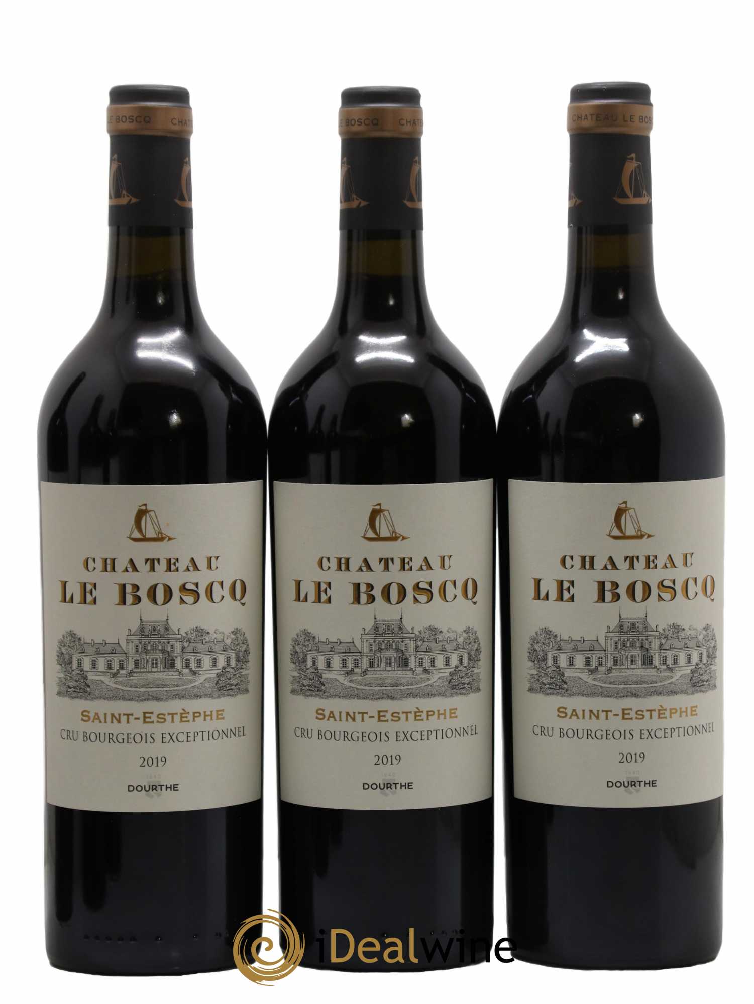 Château le Boscq Cru Bourgeois 2019 - Lot de 6 bouteilles - 2