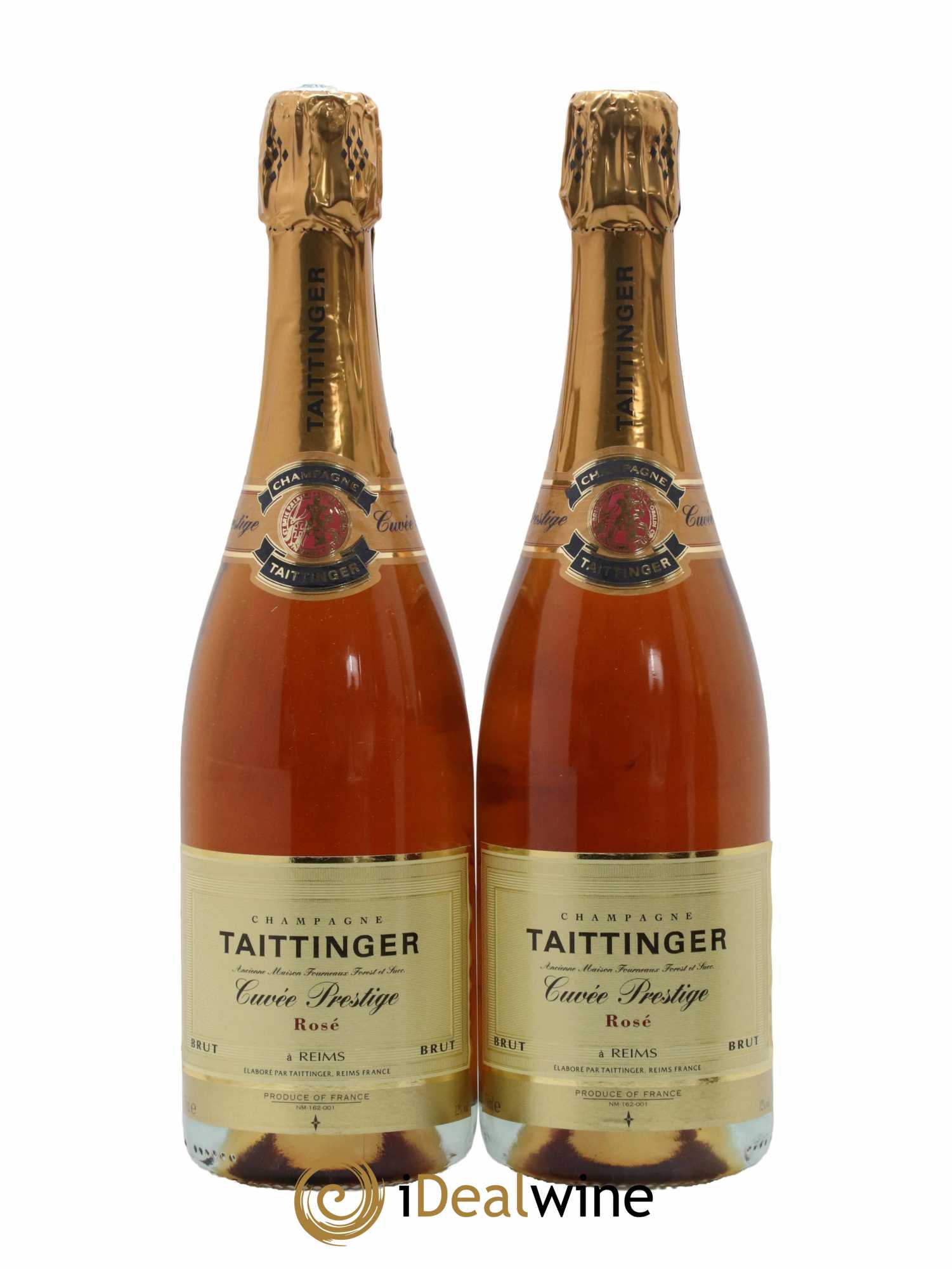 Prestige rosé Taittinger - Lot de 2 bouteilles - 0