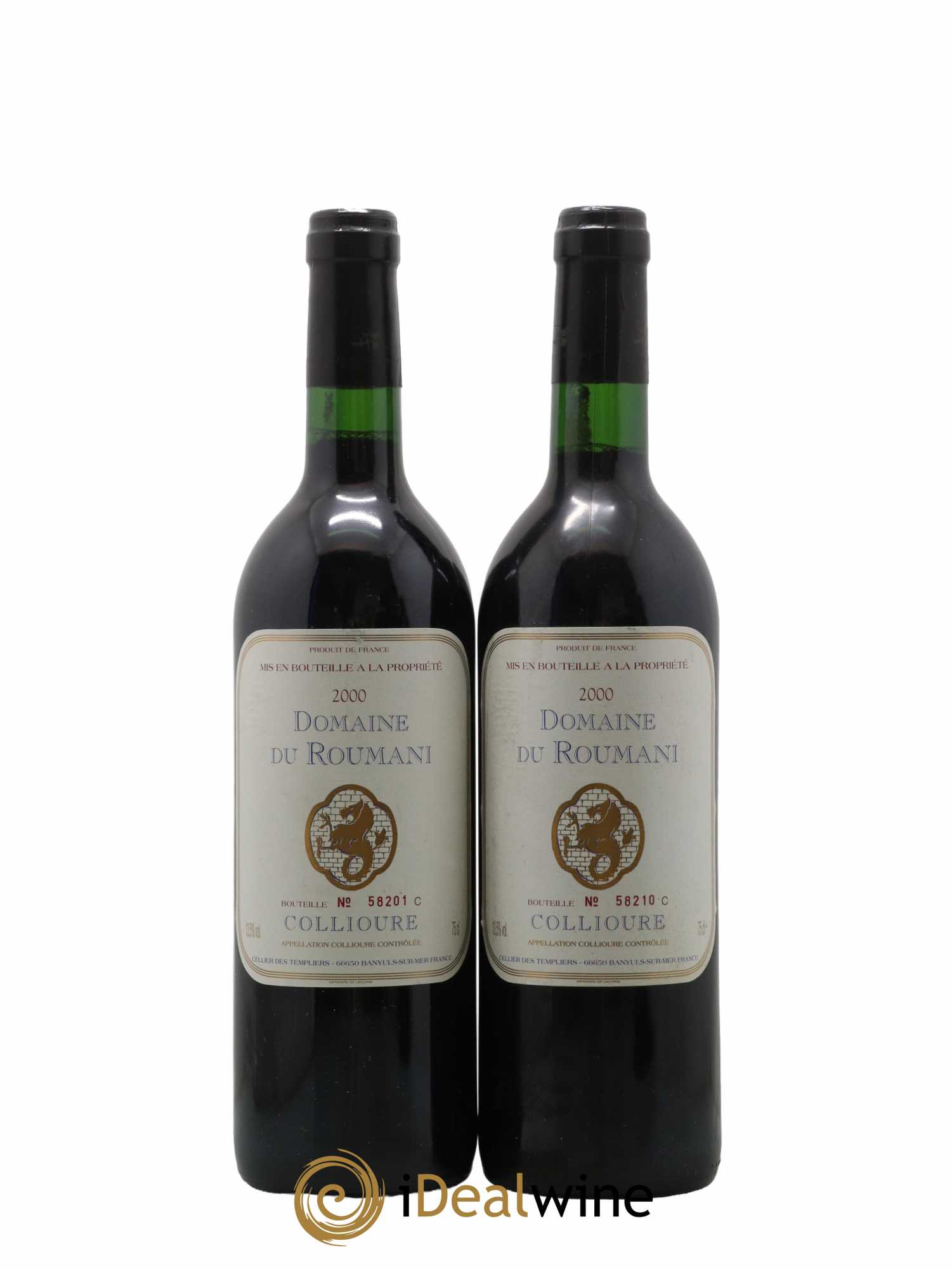 Collioure Domaine Du Roumani 2000 - Lot de 2 bouteilles - 0