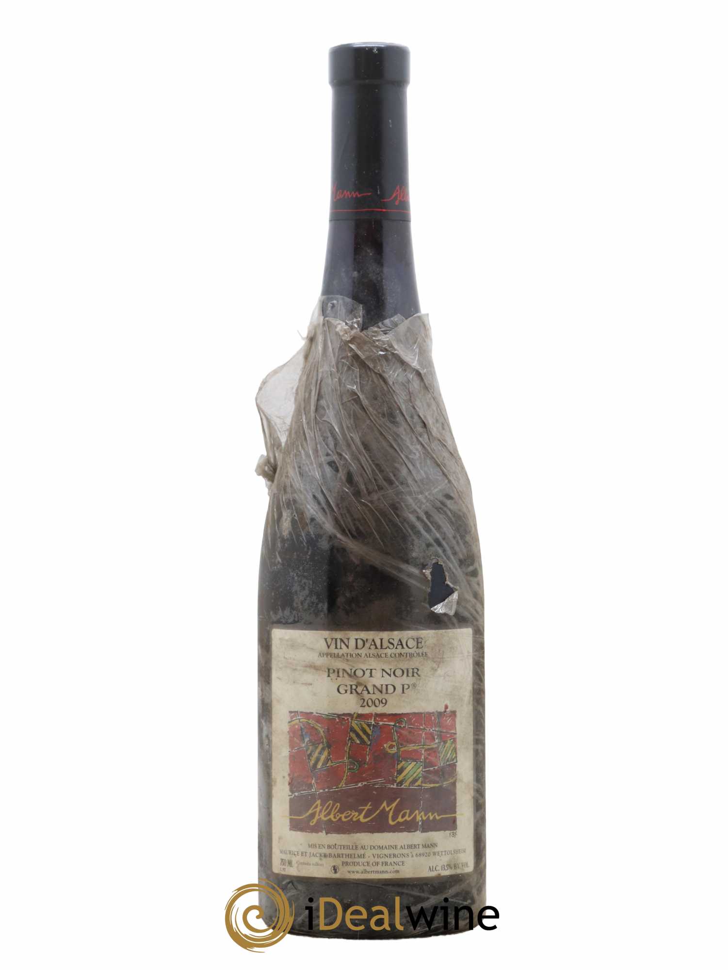 Alsace Pinot Noir Grand P Albert Mann 2009 - Lot de 1 bouteille - 0