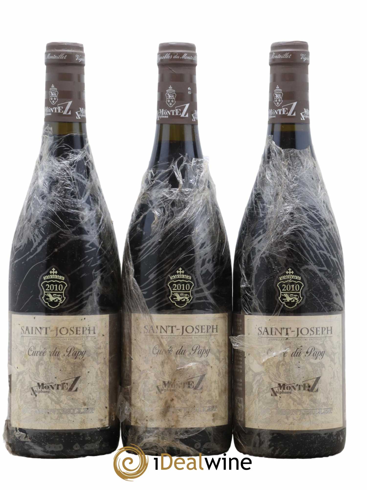 Saint-Joseph Cuvée du Papy Monteillet (Domaine du) - Stéphane Montez 2010 - Lot de 3 bouteilles - 0