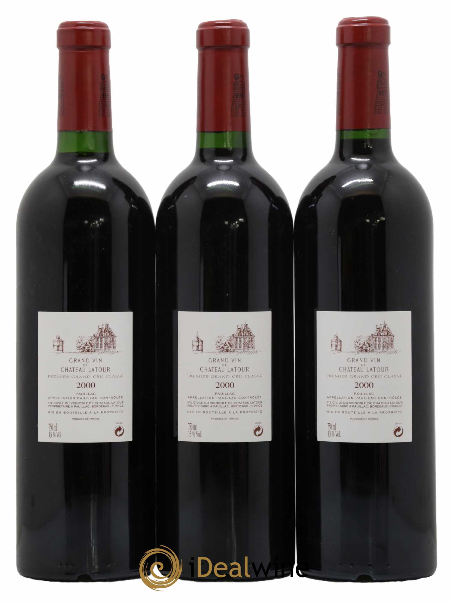 Château Latour 1er Grand Cru Classé 2000 - Lot de 6 bouteilles - 4
