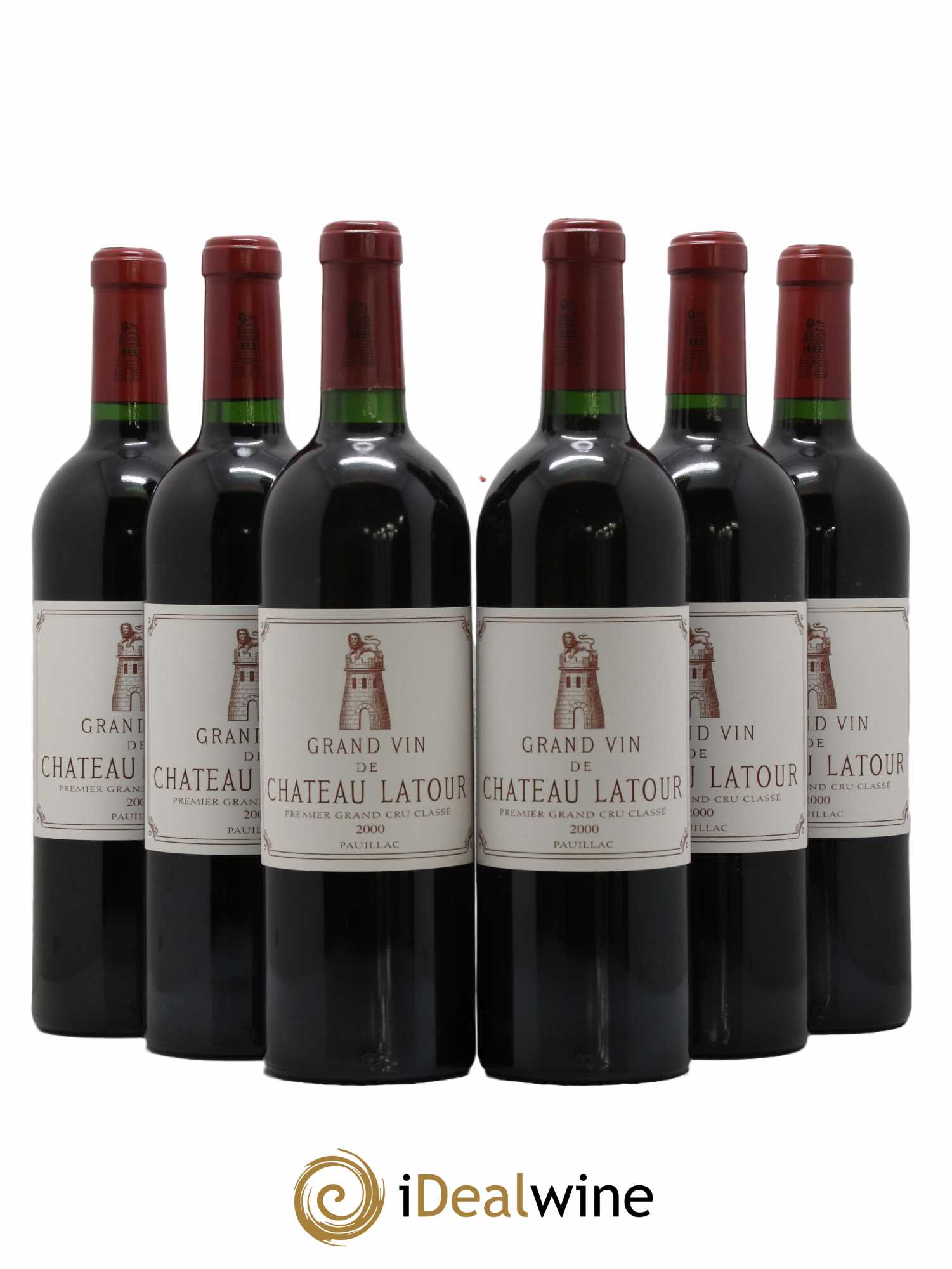 Château Latour 1er Grand Cru Classé 2000 - Lot de 6 bouteilles - 0