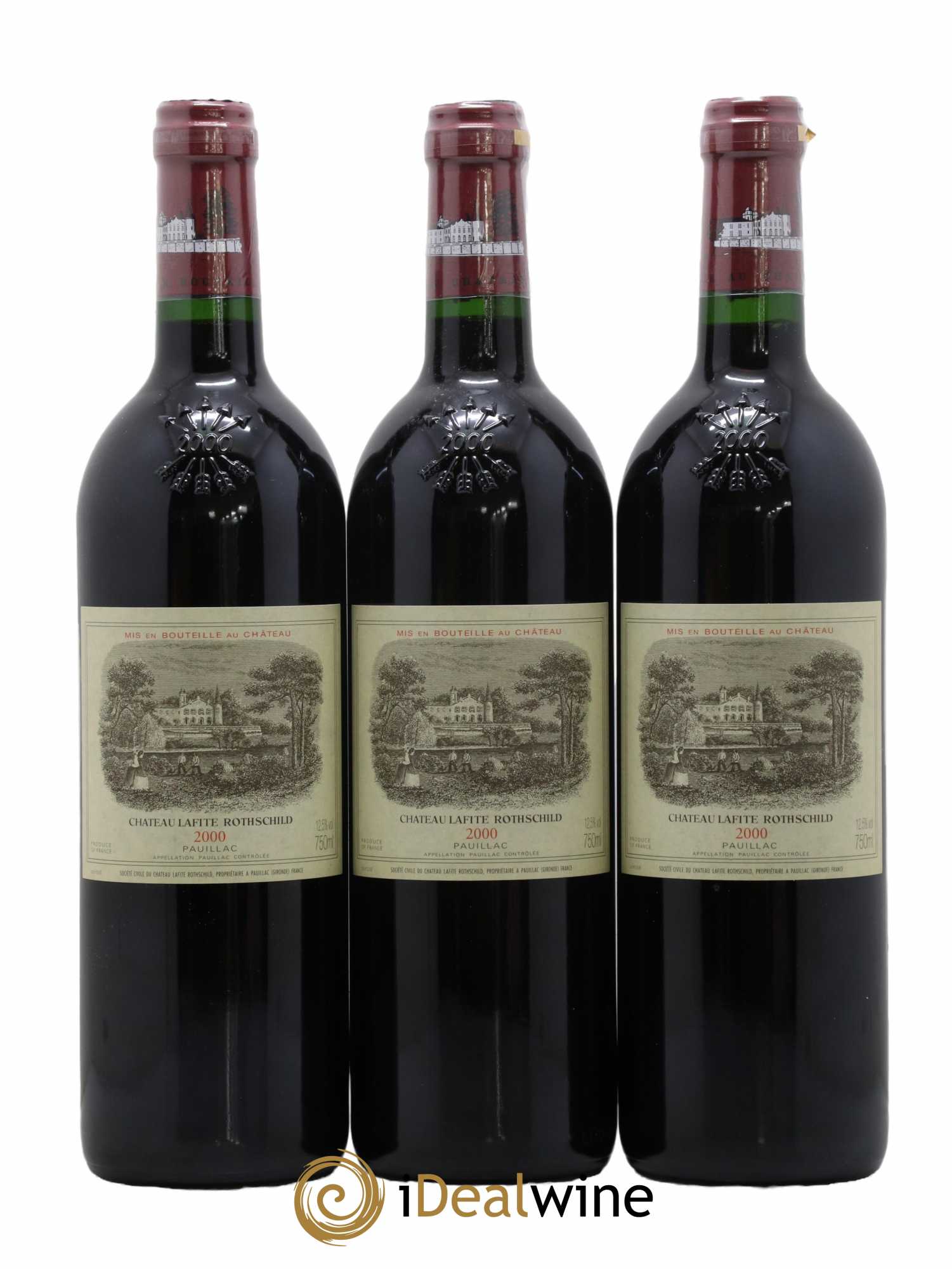 Château Lafite Rothschild 1er Grand Cru Classé 2000 - Lot de 6 bouteilles - 1