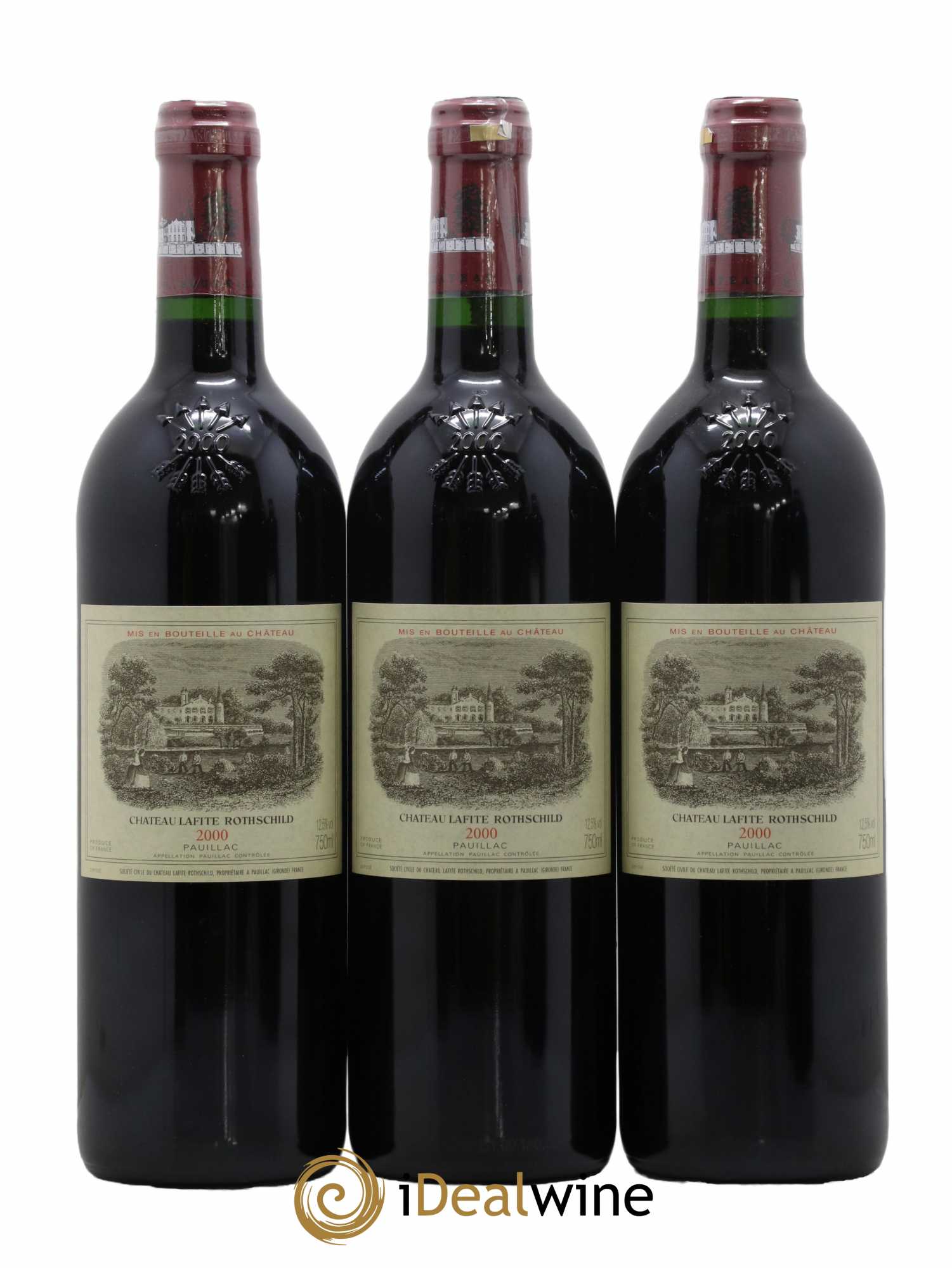 Château Lafite Rothschild 1er Grand Cru Classé 2000 - Lot de 6 bouteilles - 2