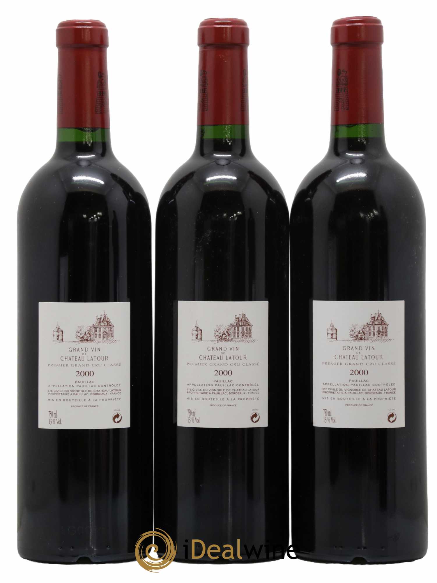 Château Latour 1er Grand Cru Classé 2000 - Lot de 6 bouteilles - 2