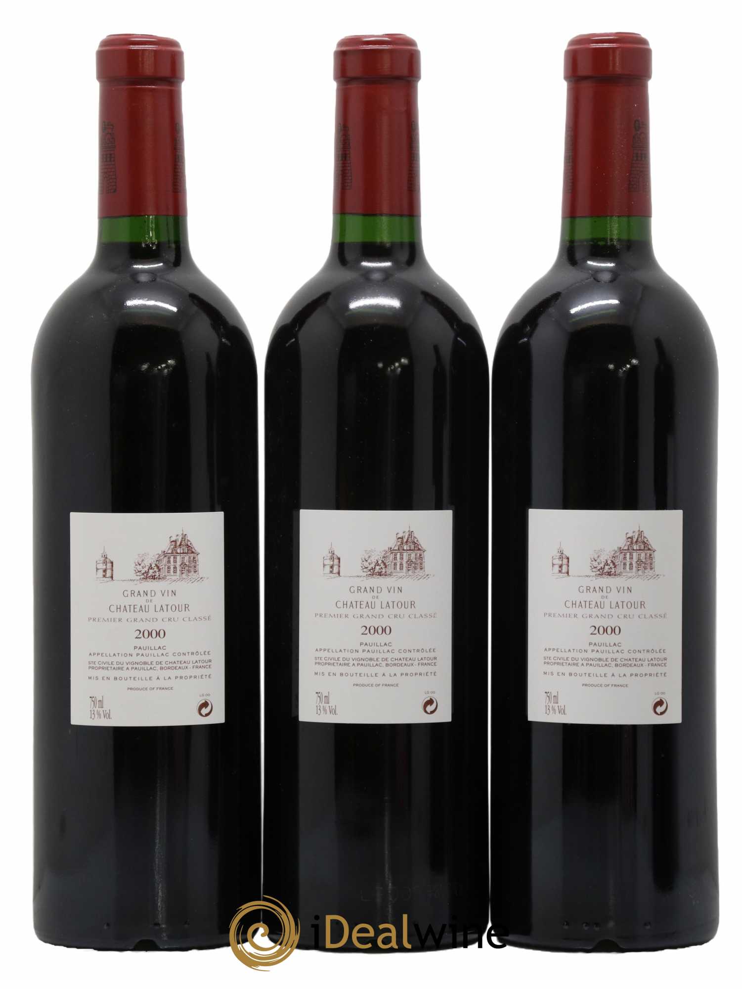 Château Latour 1er Grand Cru Classé 2000 - Lot de 6 bouteilles - 4