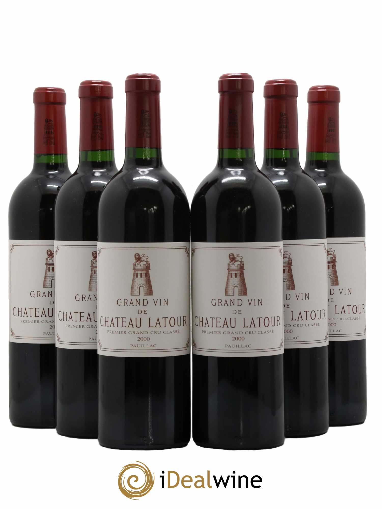 Château Latour 1er Grand Cru Classé 2000 - Lot de 6 bouteilles - 0